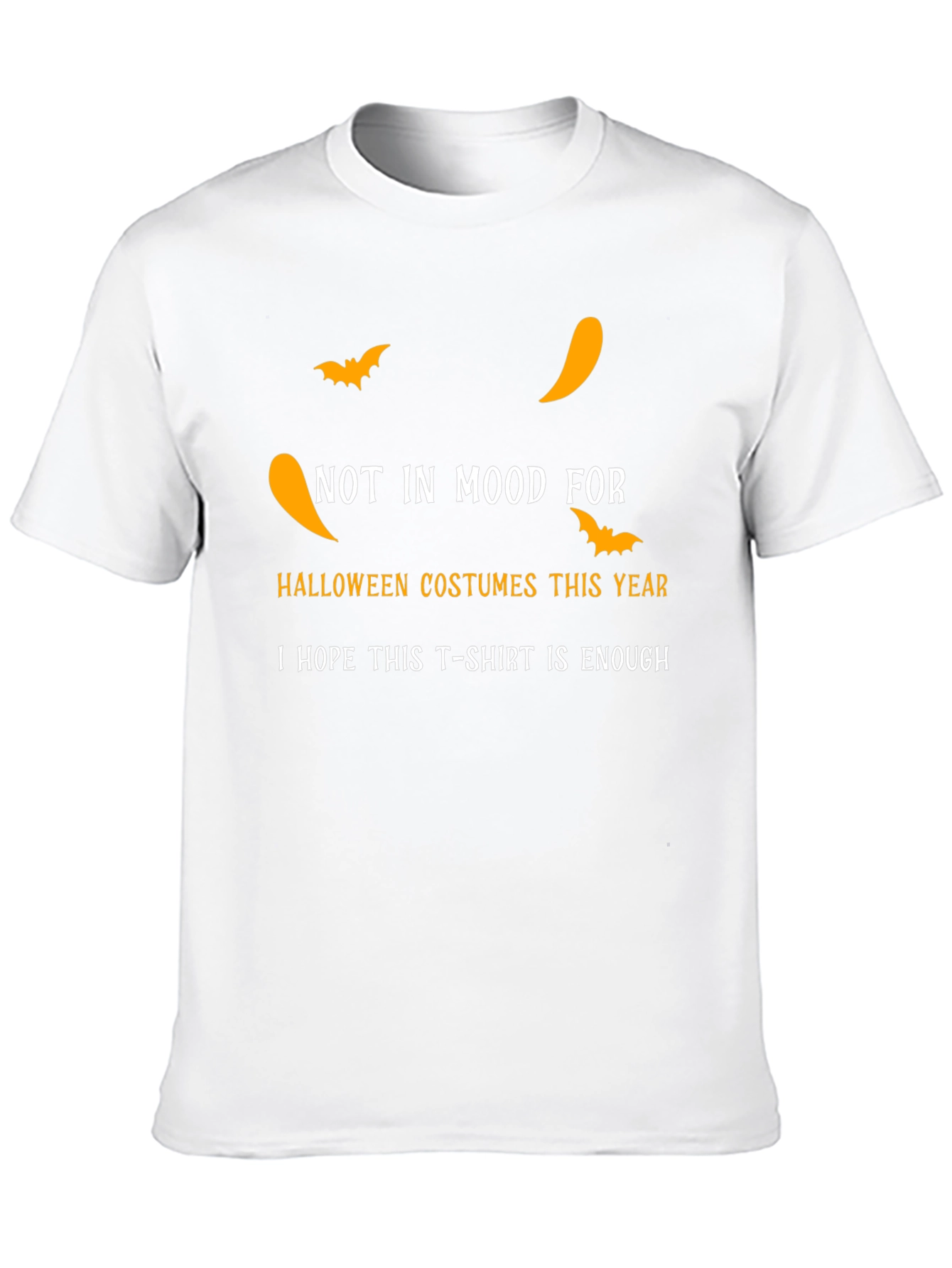 Halloween T-Shirt - Not in Mood for Costumes