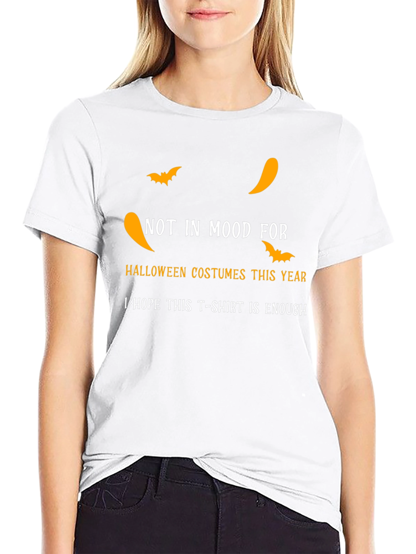 Halloween T-Shirt - Not in Mood for Costumes