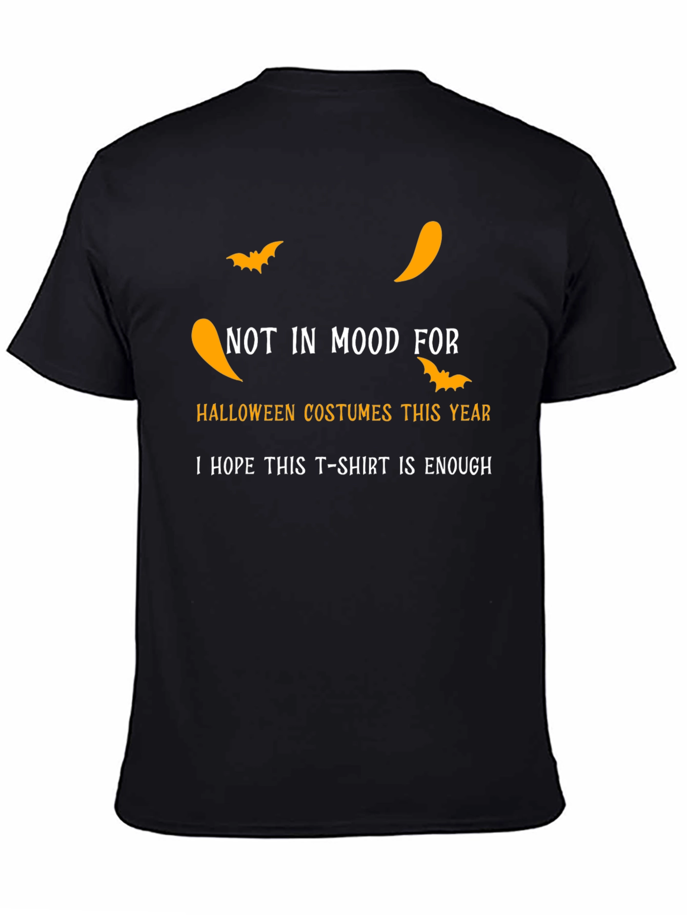 Halloween T-Shirt - Not in Mood for Costumes