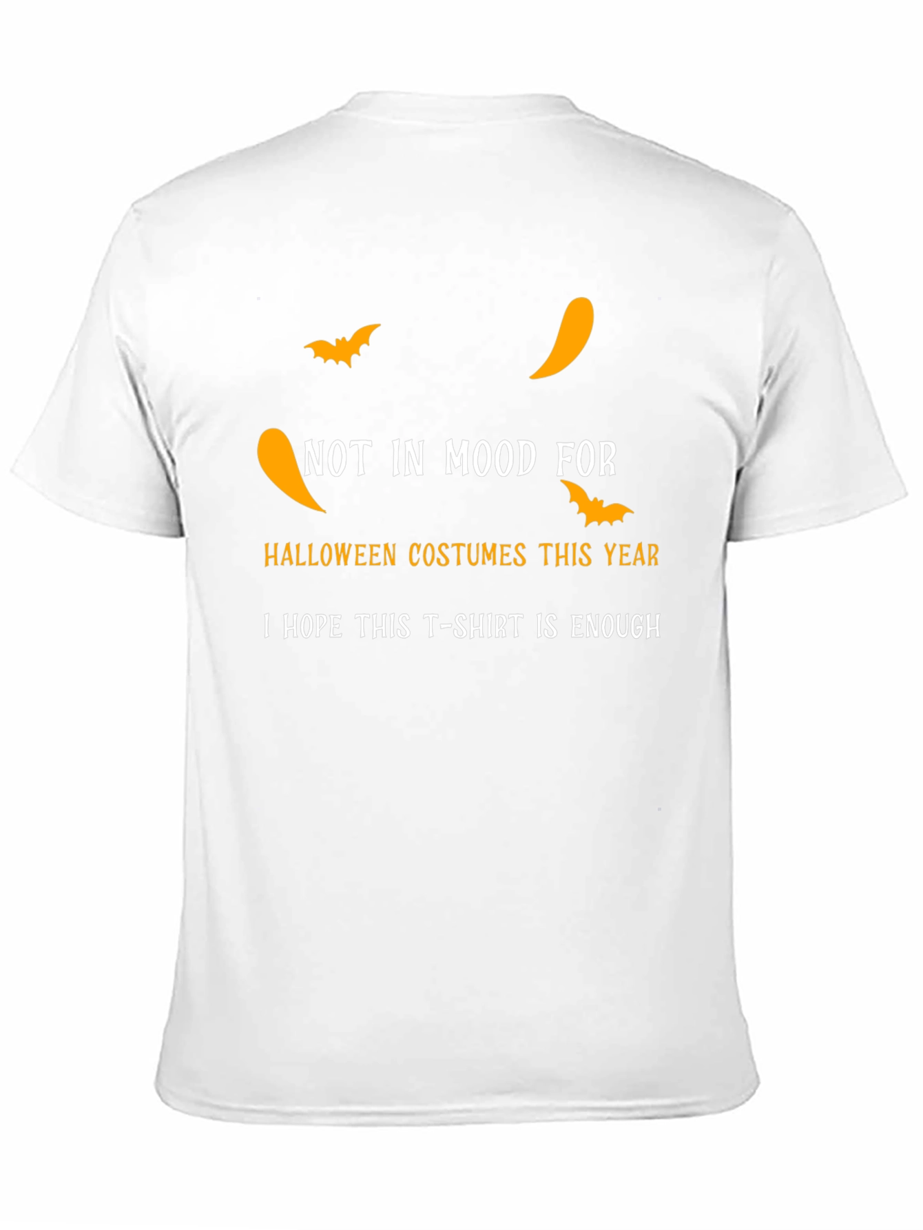 Halloween T-Shirt - Not in Mood for Costumes