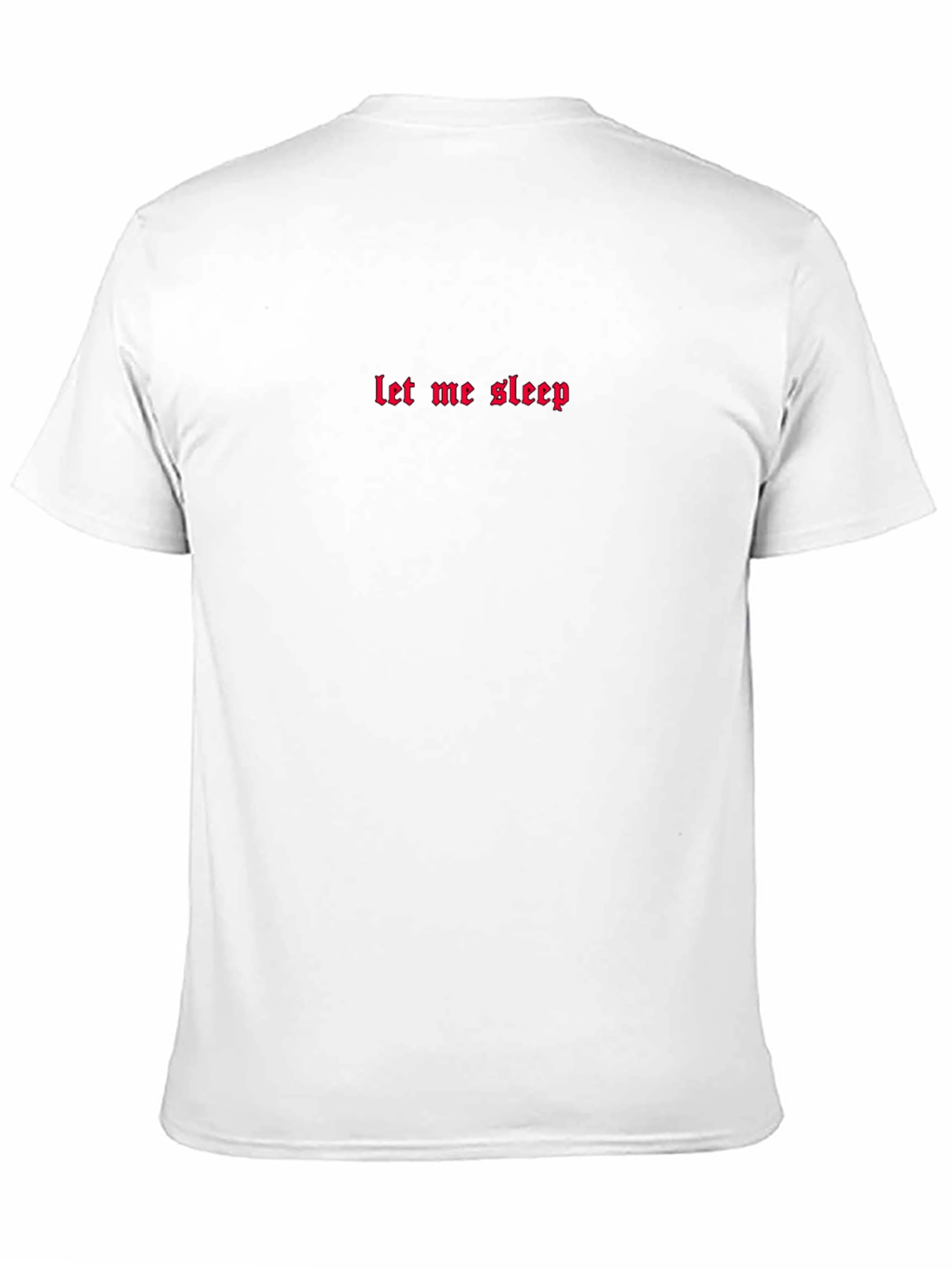 Let Me Sleep Black Graphic Tee