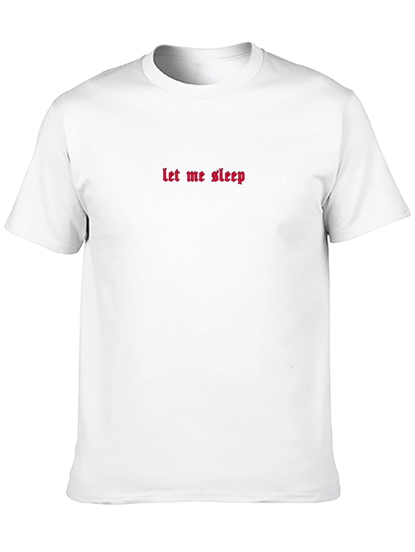 Let Me Sleep Black Graphic Tee