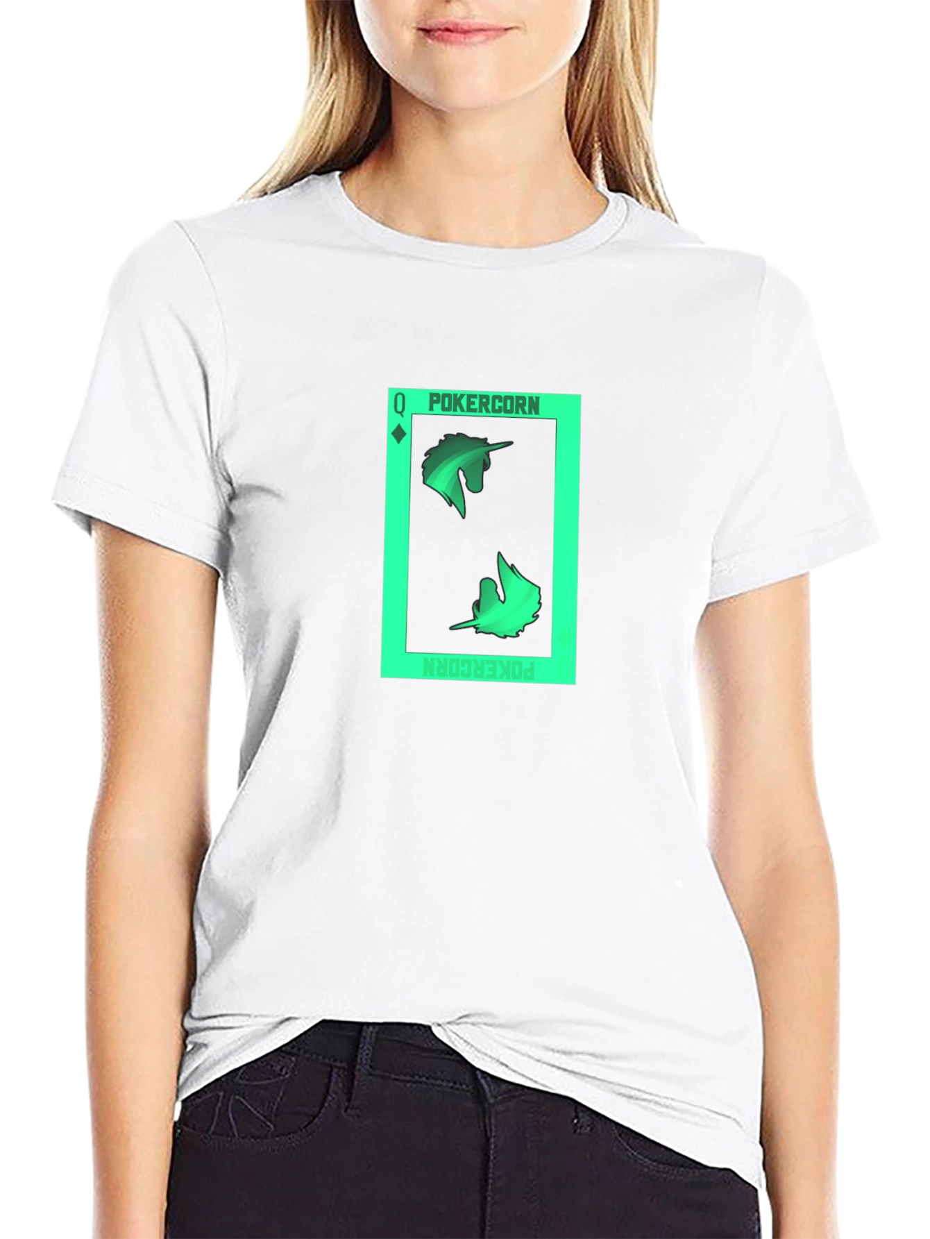 Pokercorn Black T-Shirt