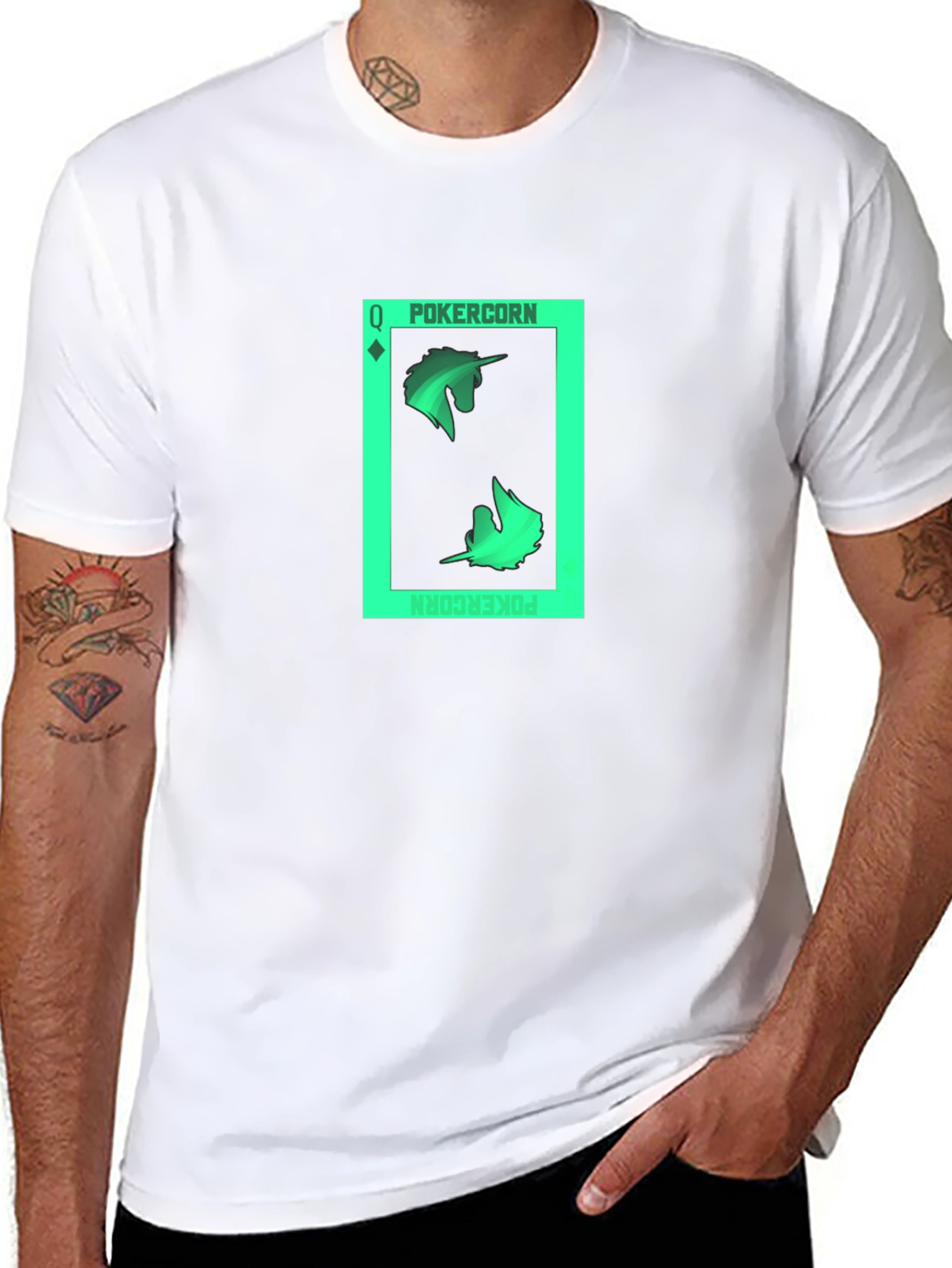 Pokercorn Black T-Shirt