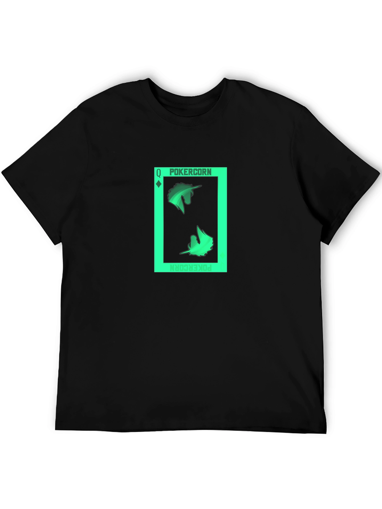 Pokercorn Black T-Shirt