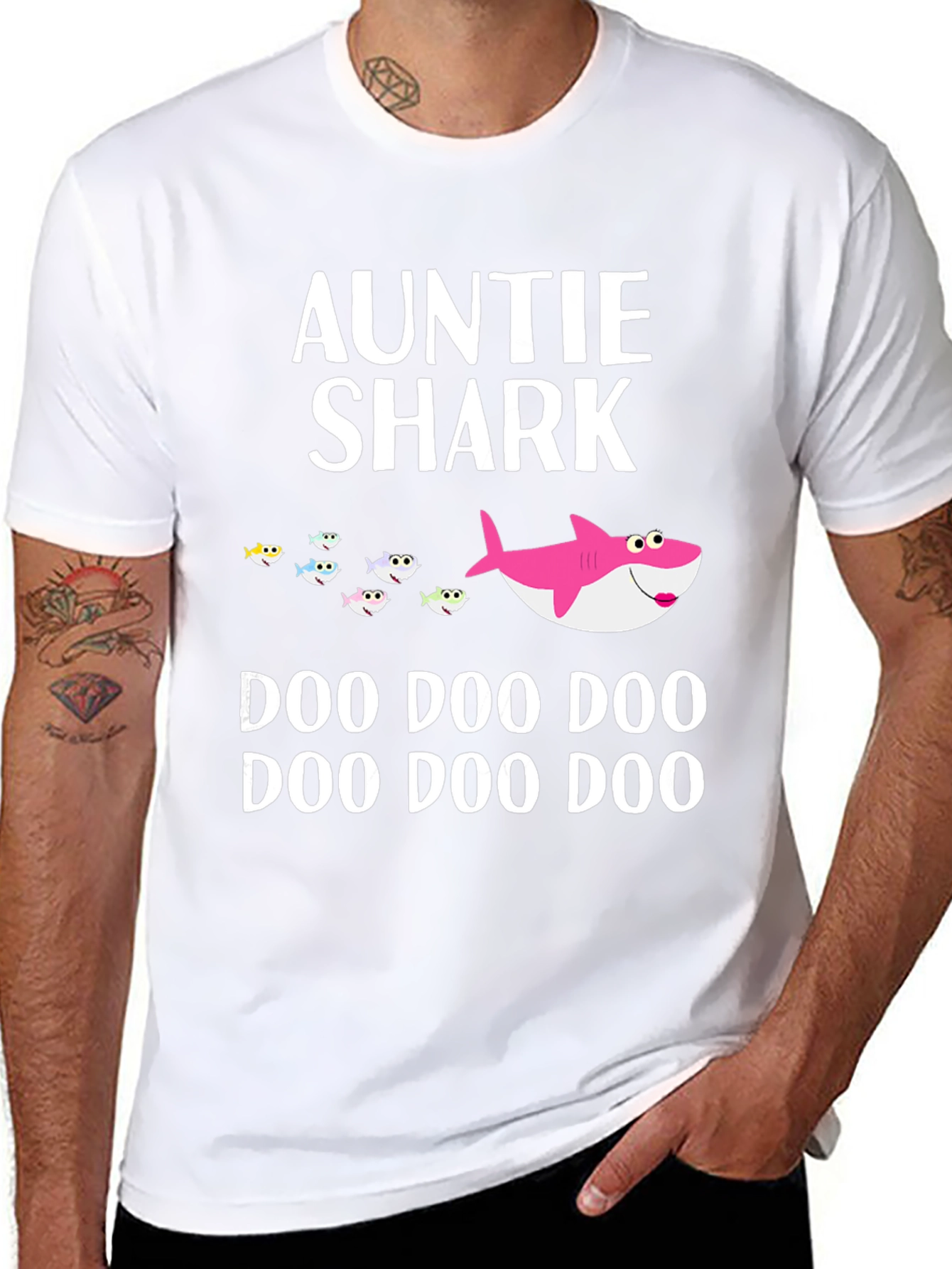 Auntie Shark Doo Doo Doo T-Shirt