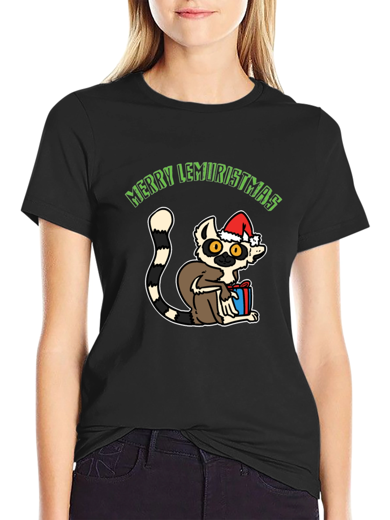 Merry Lemuristmas T-Shirt - Lemur Christmas Gift
