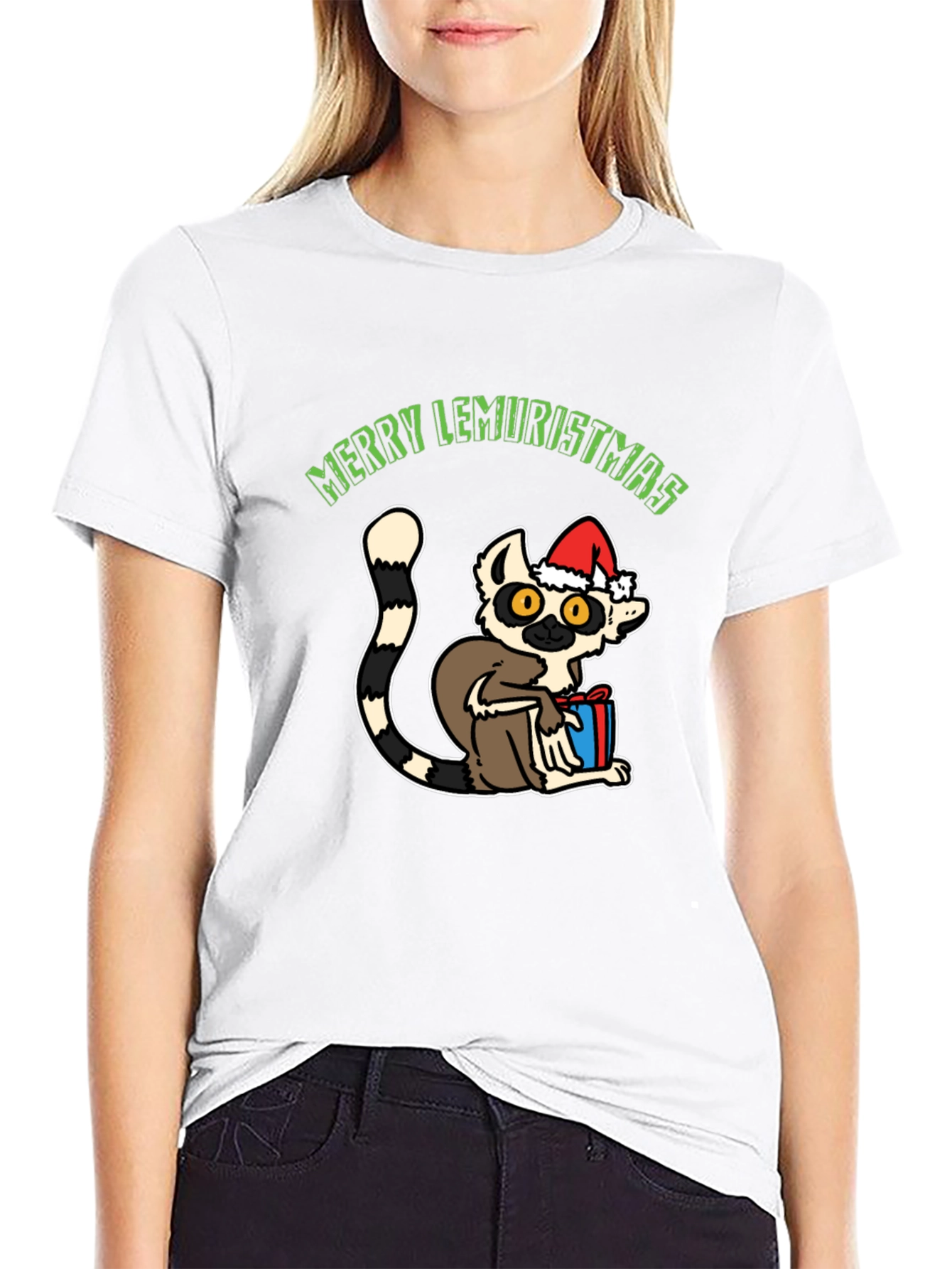 Merry Lemuristmas T-Shirt - Lemur Christmas Gift