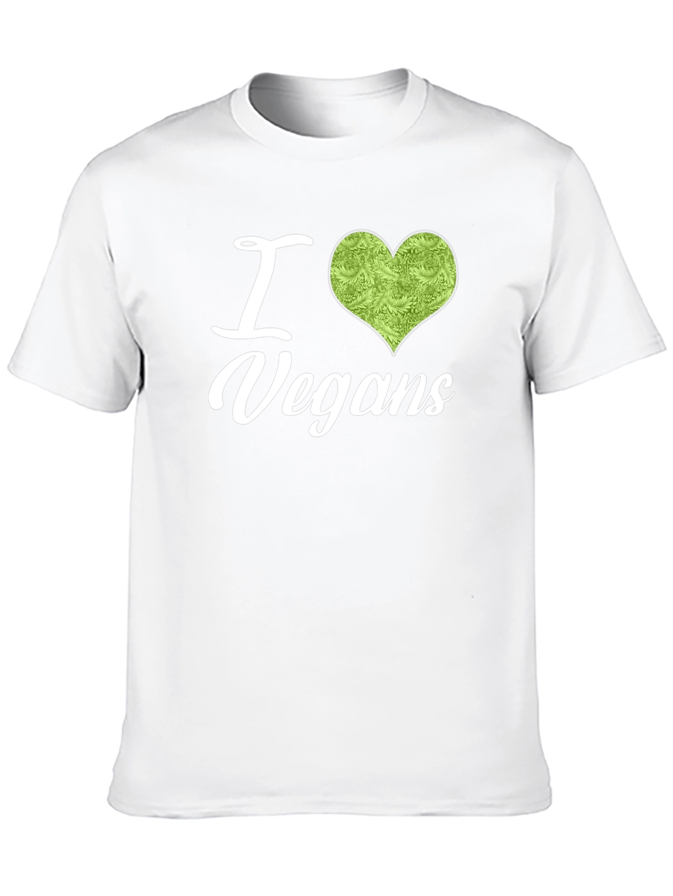 I Heart Vegans Graphic Tee - Soft Cotton T-Shirt