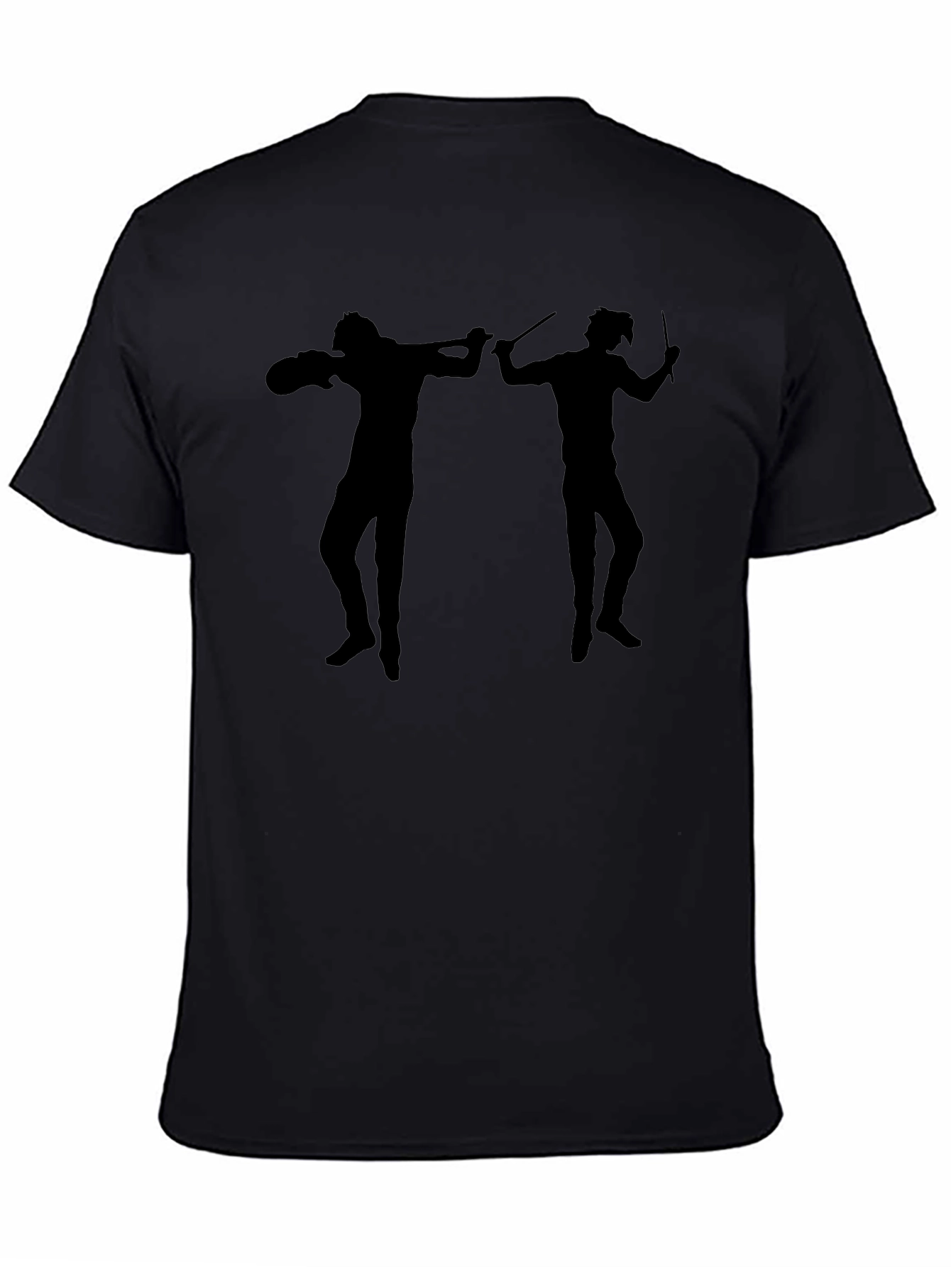Silhouette Duel T-Shirt - Black Cotton Tee