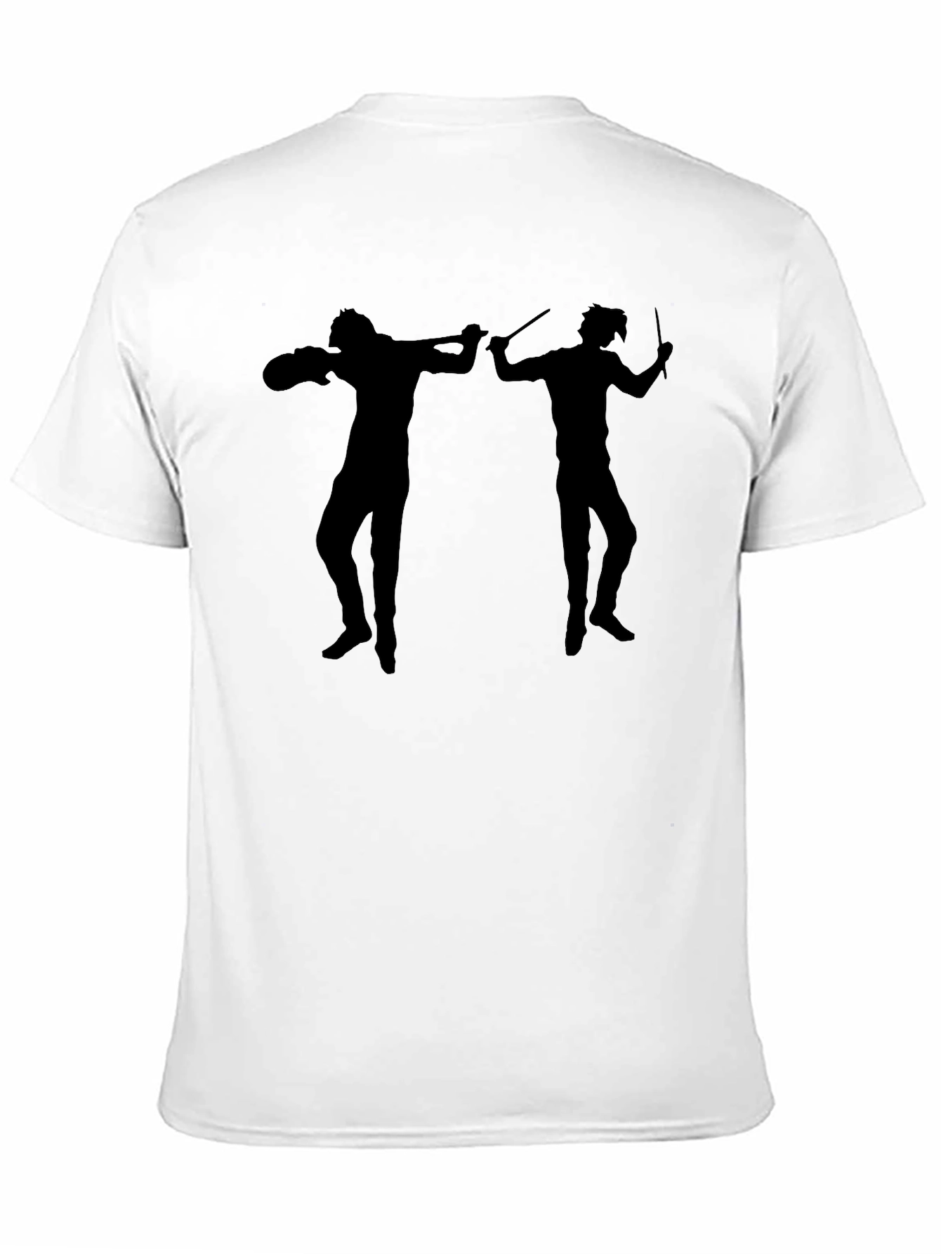 Silhouette Duel T-Shirt - Black Cotton Tee