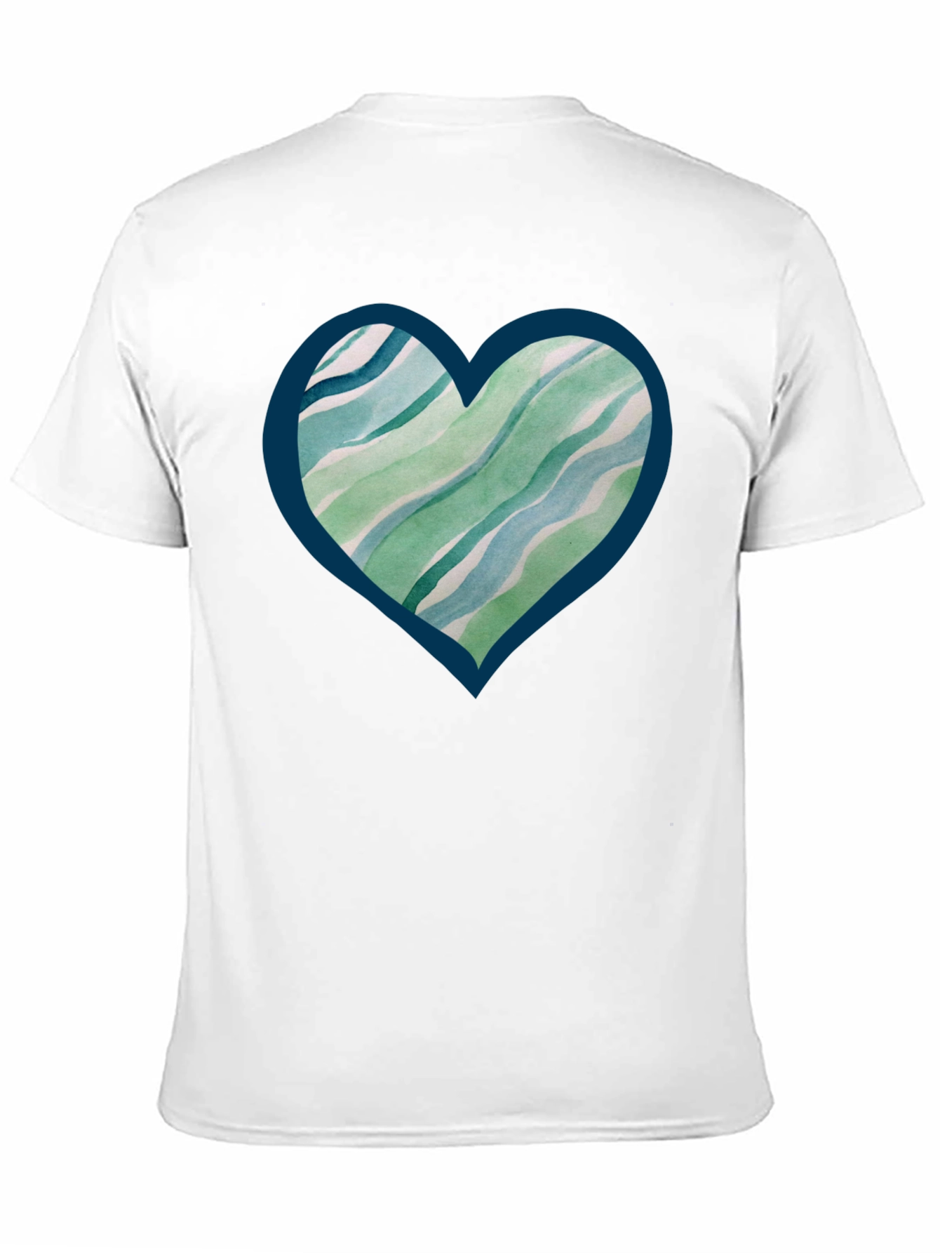 Abstract Heart Tee - Trendy Graphic Print