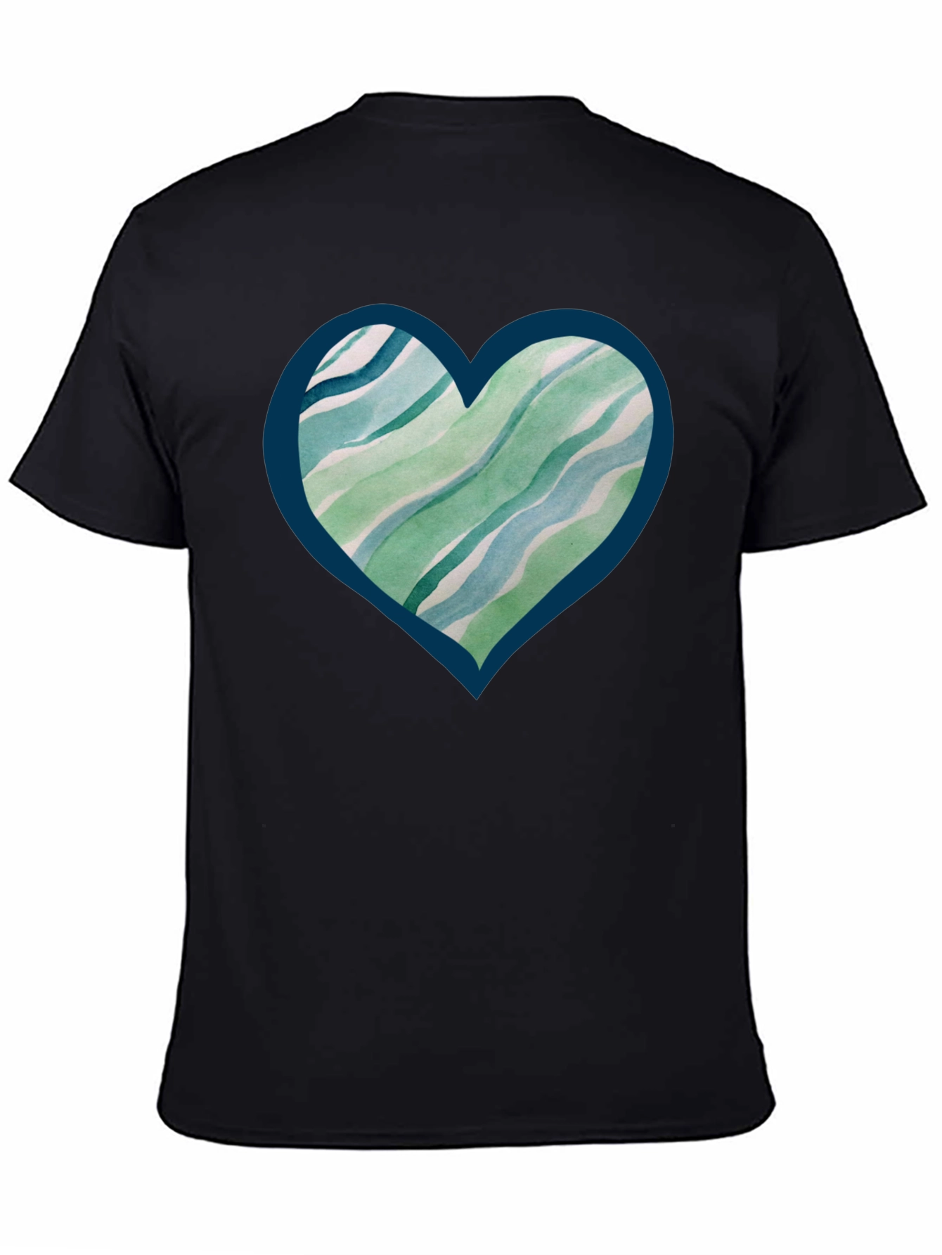 Abstract Heart Tee - Trendy Graphic Print