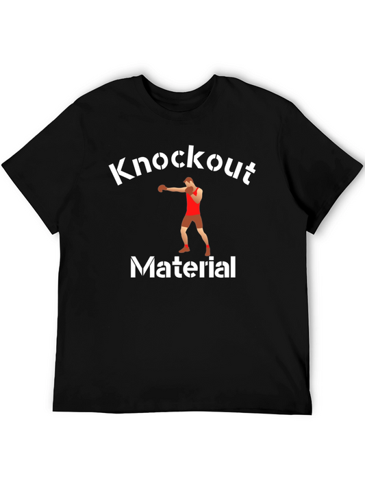 Knockout Material Graphic T-Shirt