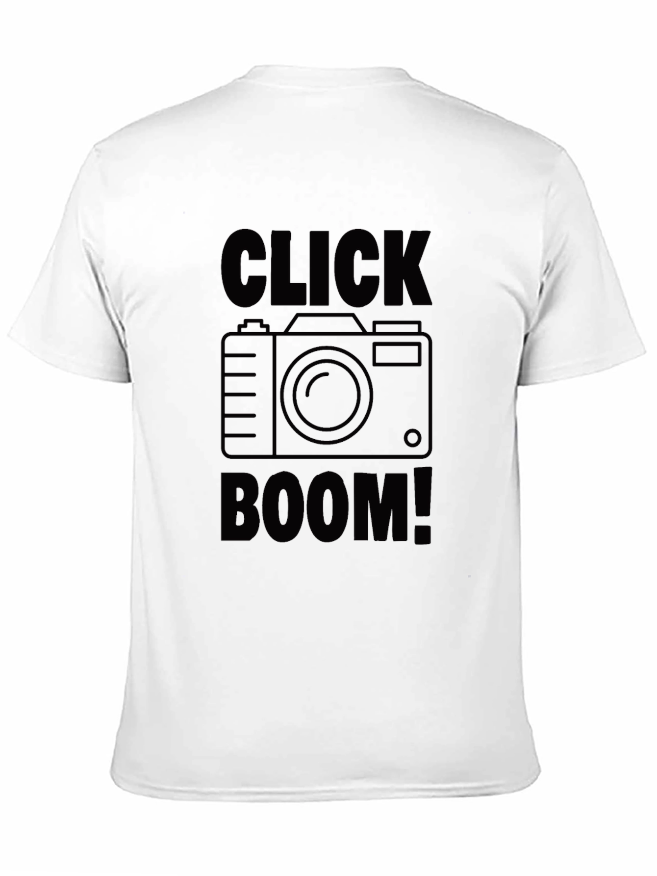 Click Boom! Photography T-Shirt - Black