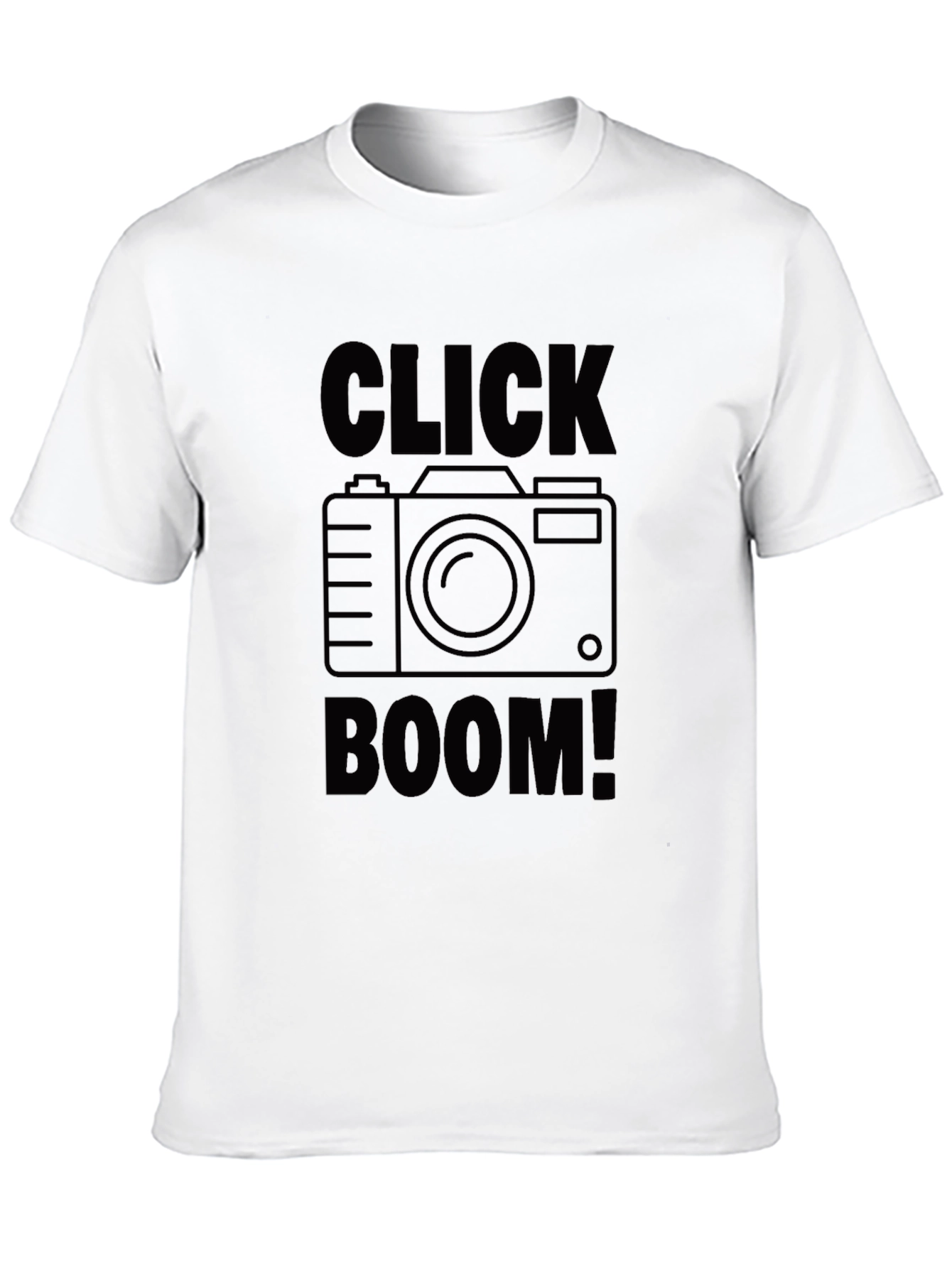 Click Boom! Photography T-Shirt - Black