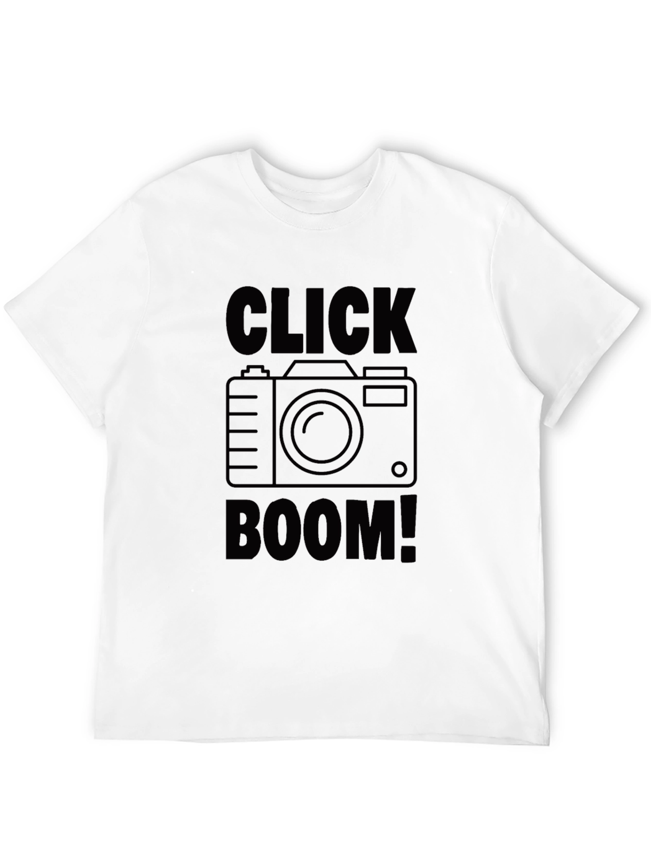 Click Boom! Photography T-Shirt - Black