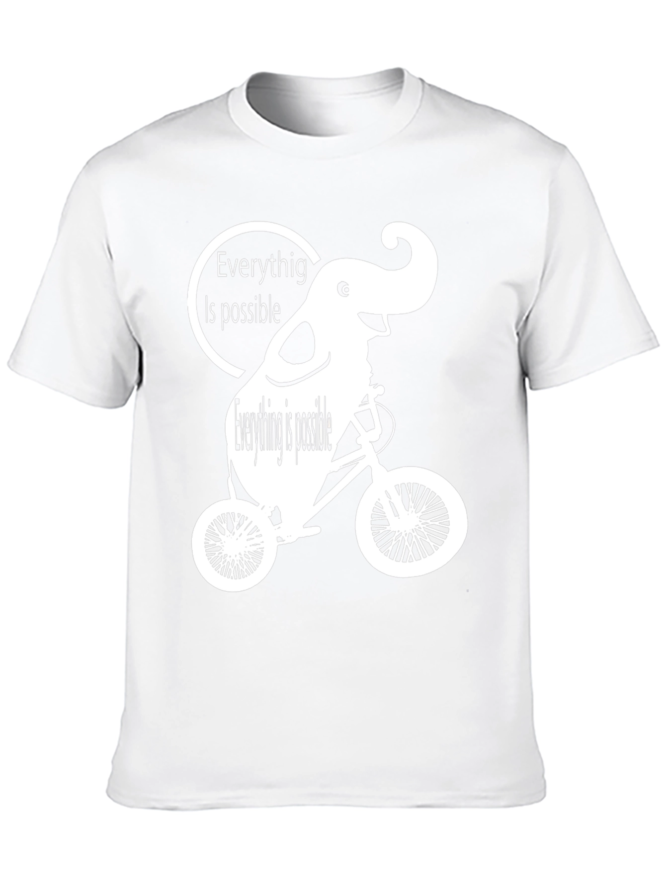 Everything is Possible Elephant Bike T-Shirt