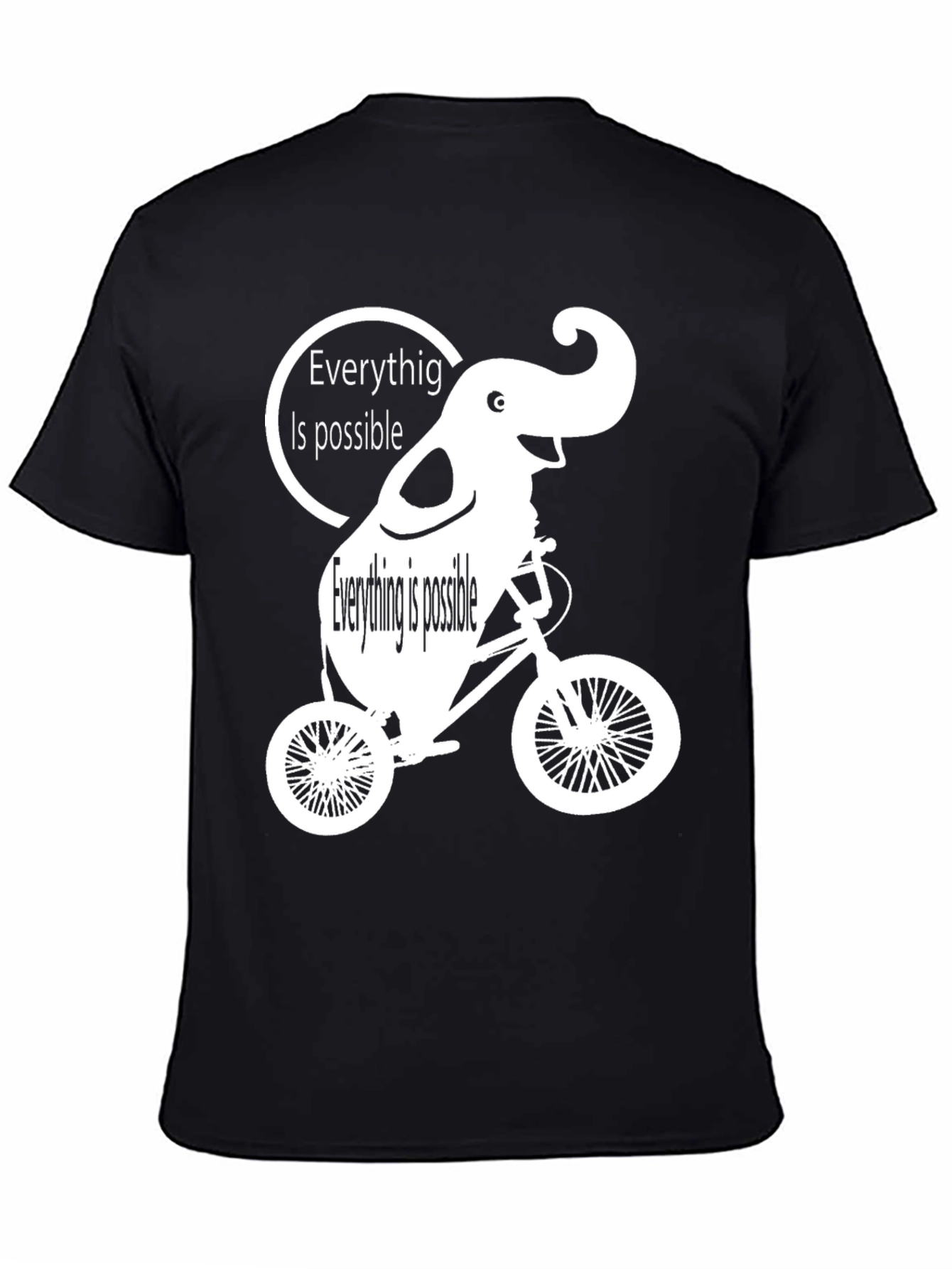 Everything is Possible Elephant Bike T-Shirt