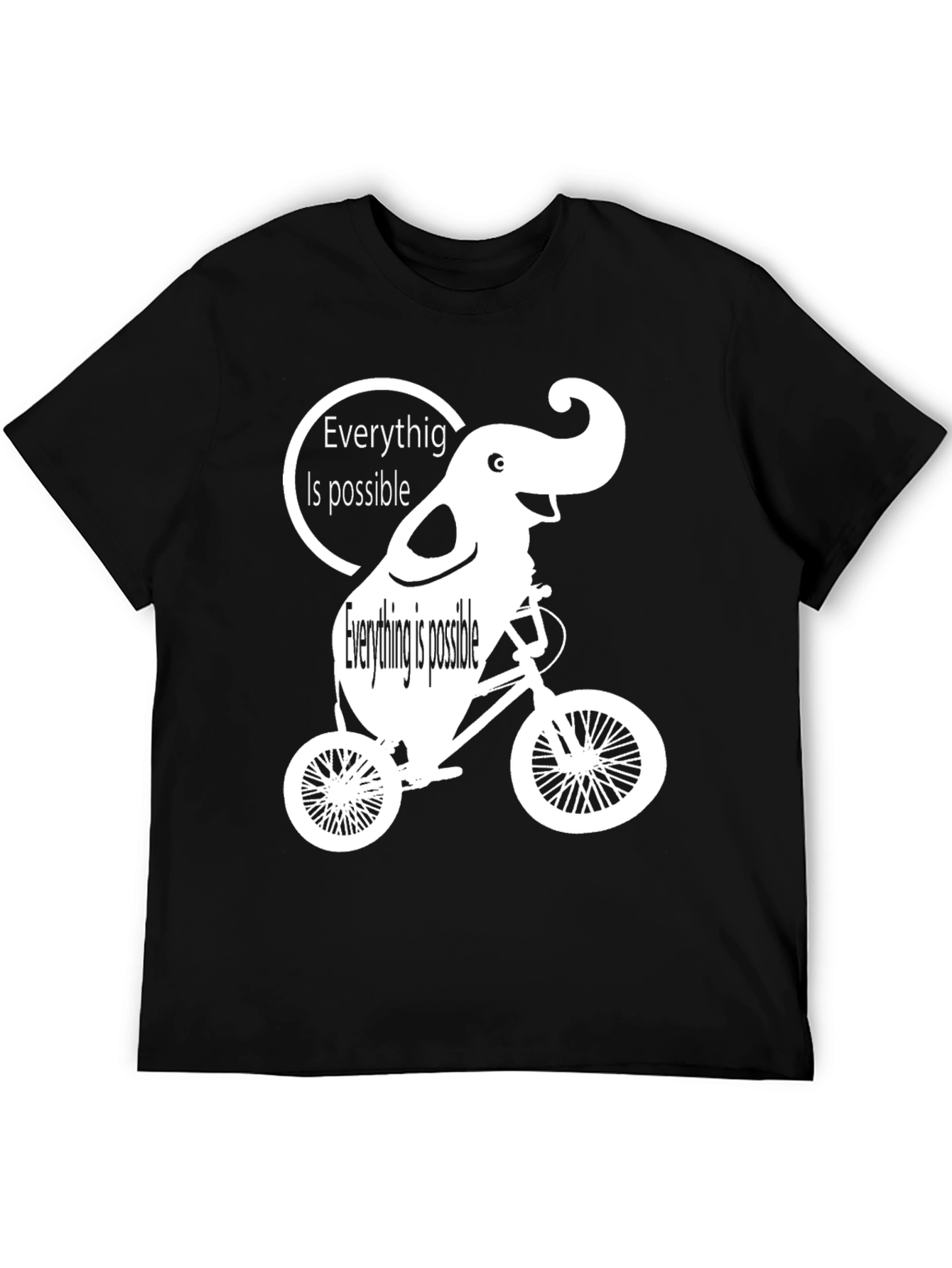 Everything is Possible Elephant Bike T-Shirt