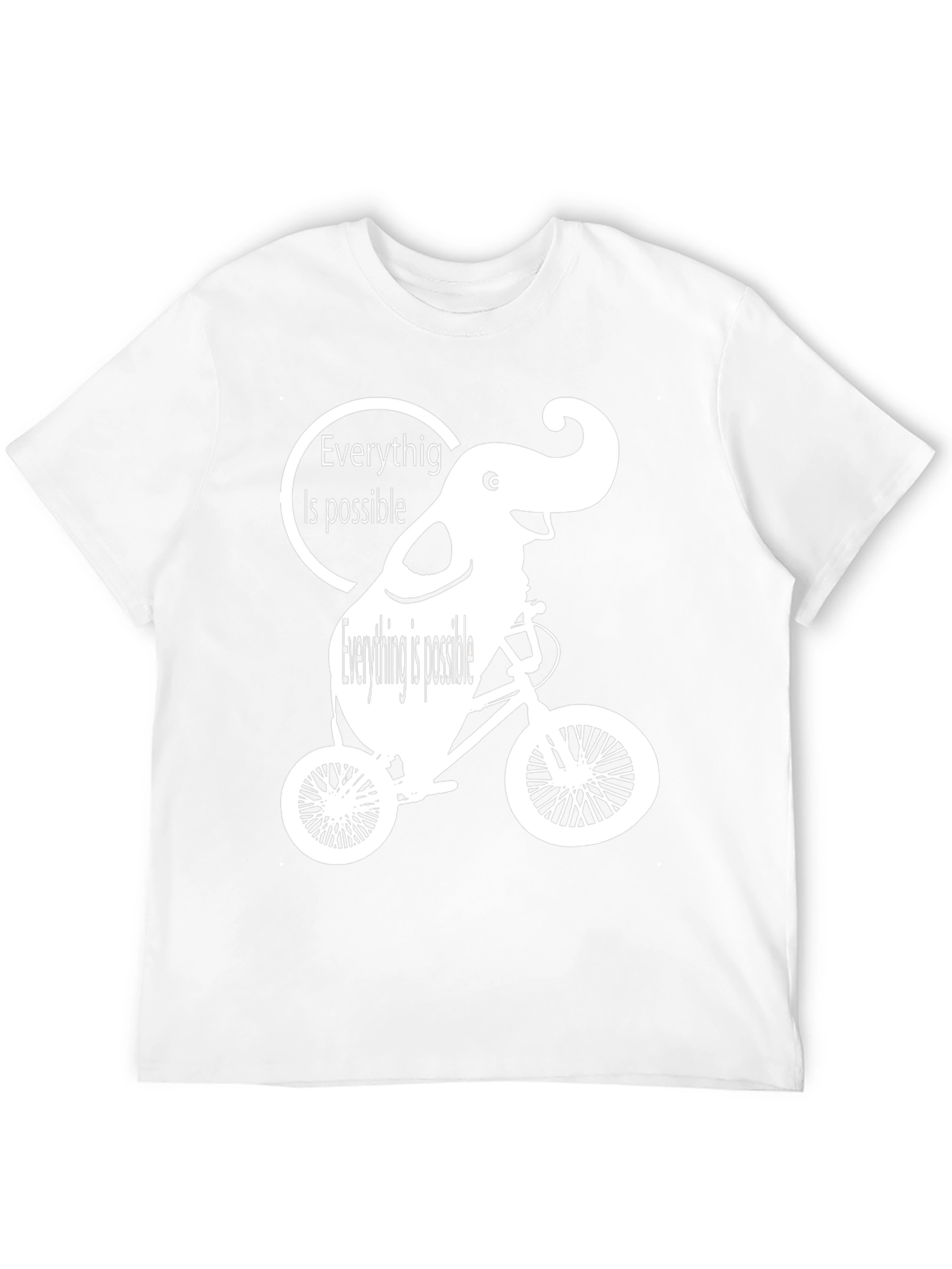 Everything is Possible Elephant Bike T-Shirt