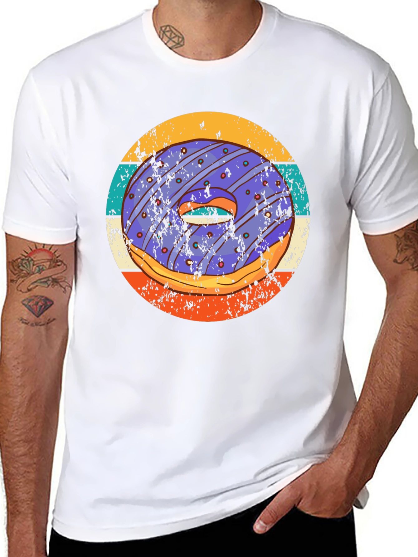 Retro Donut T-Shirt - Sweet Style!