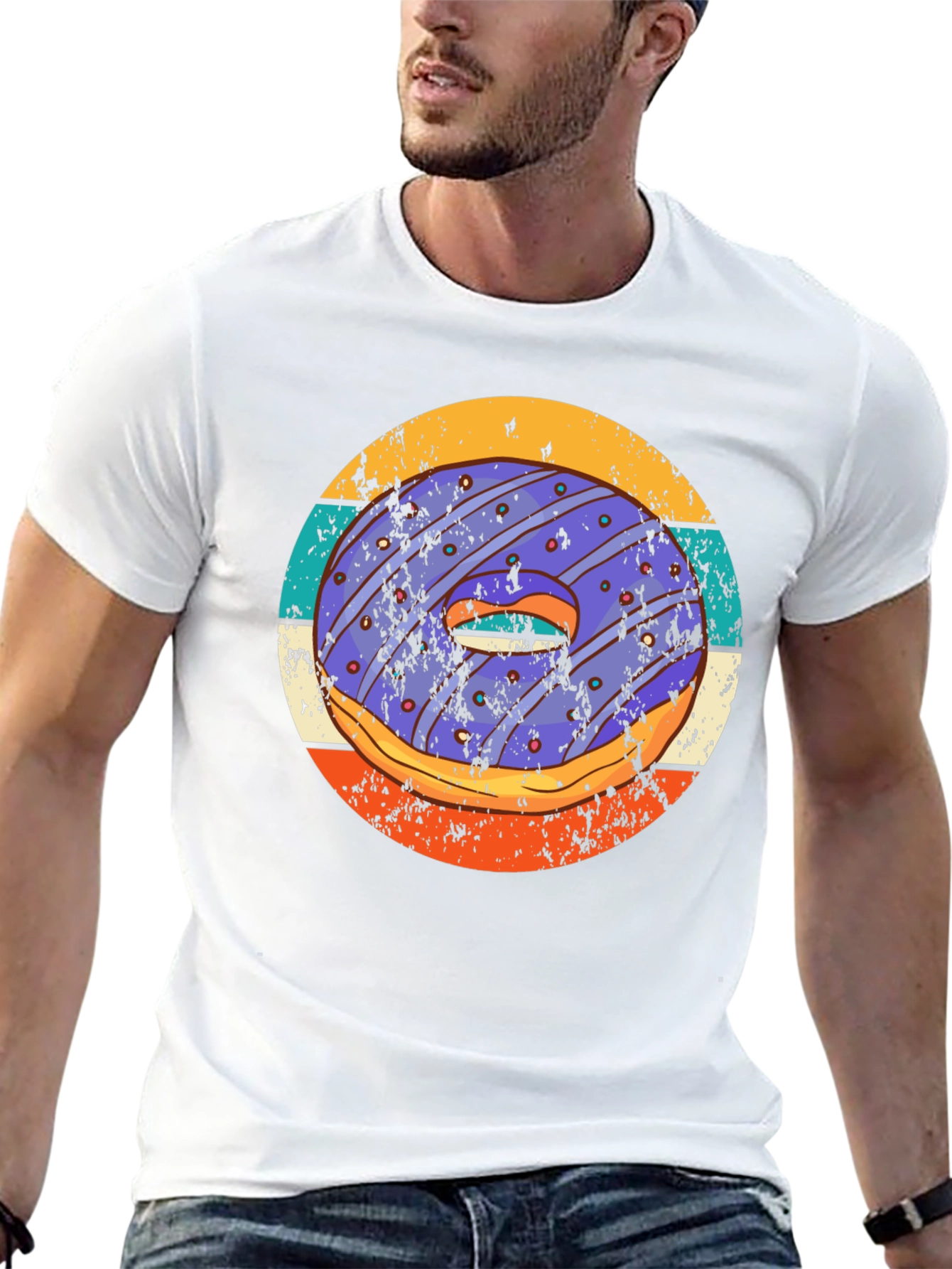 Retro Donut T-Shirt - Sweet Style!