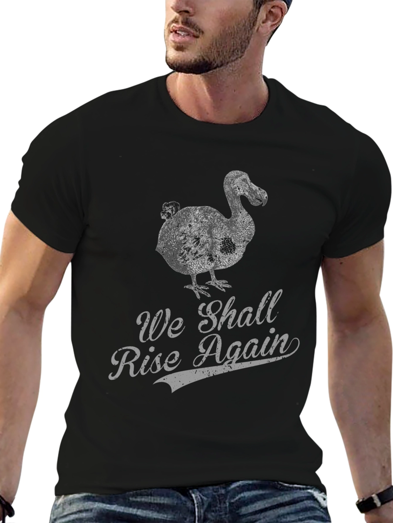 Dodo Bird We Shall Rise Again Graphic Tee