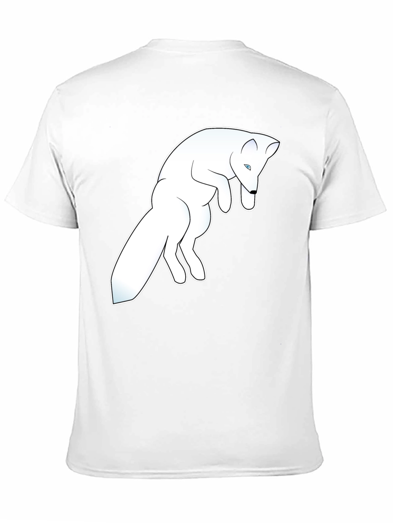 Arctic Fox Graphic Tee - Black Cotton Blend