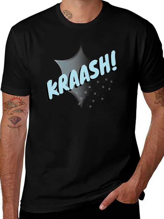 KRAAASH! Graphic Print Black T-Shirt