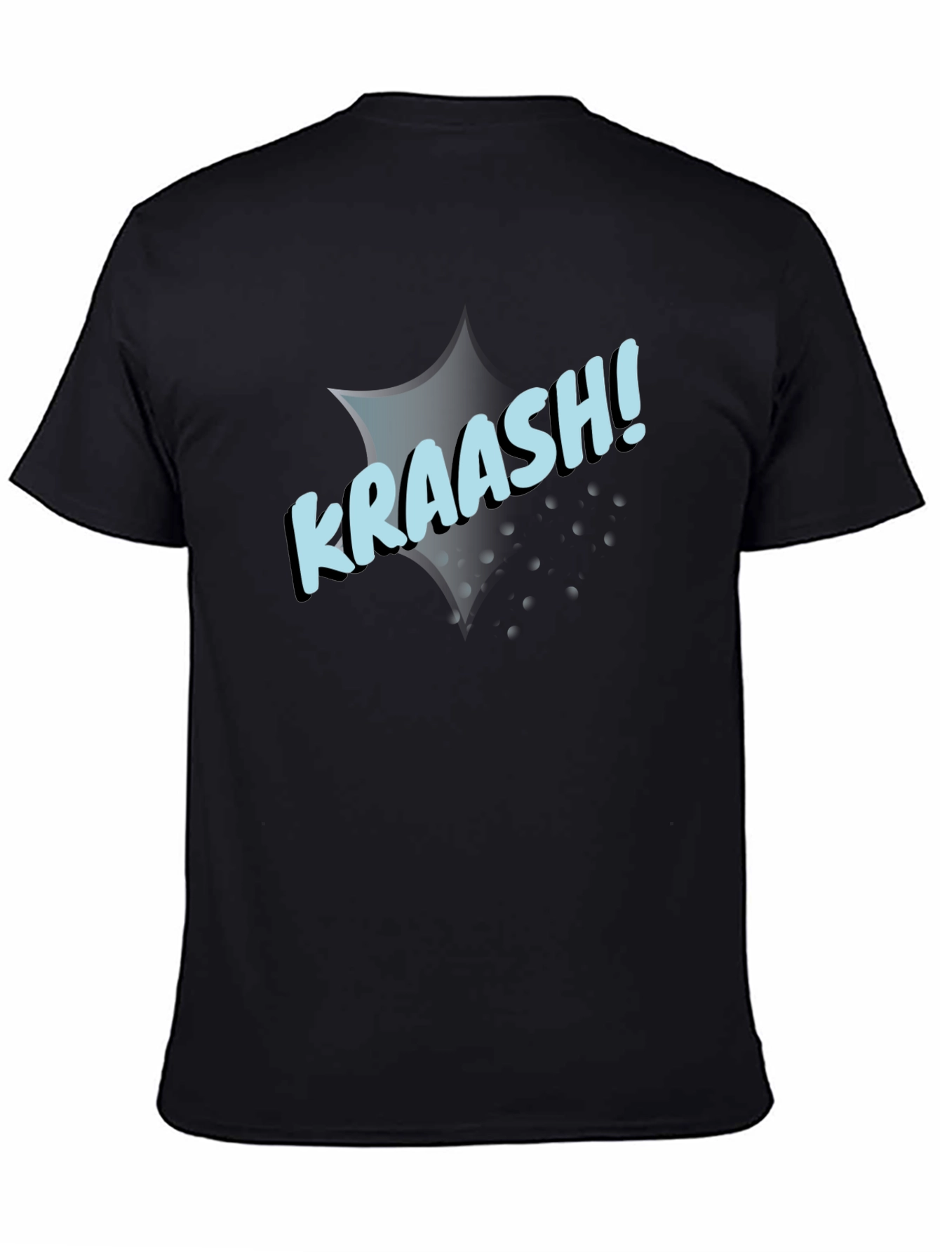 KRAAASH! Graphic Print Black T-Shirt