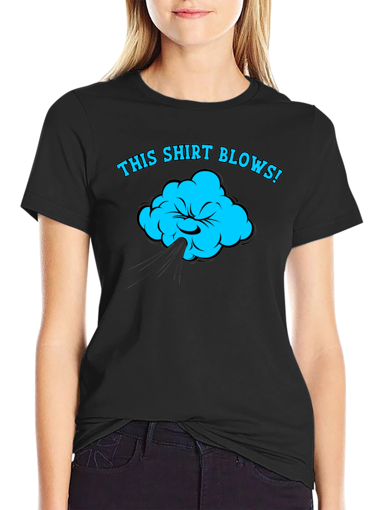 Funny This Shirt Blows! Graphic Tee