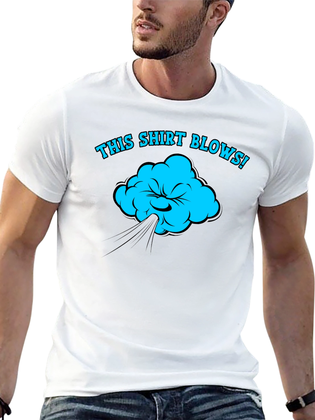 Funny This Shirt Blows! Graphic Tee