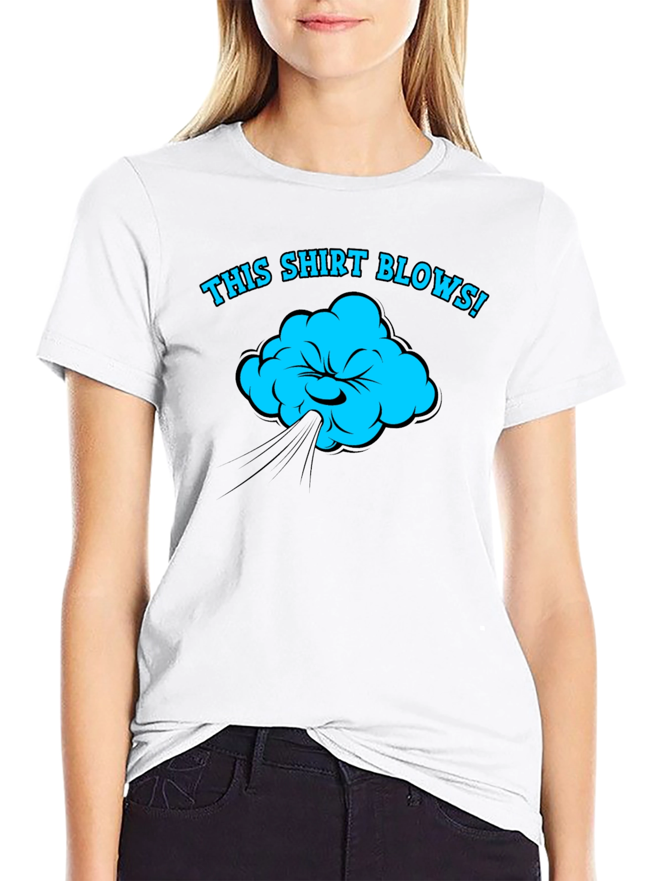 Funny This Shirt Blows! Graphic Tee