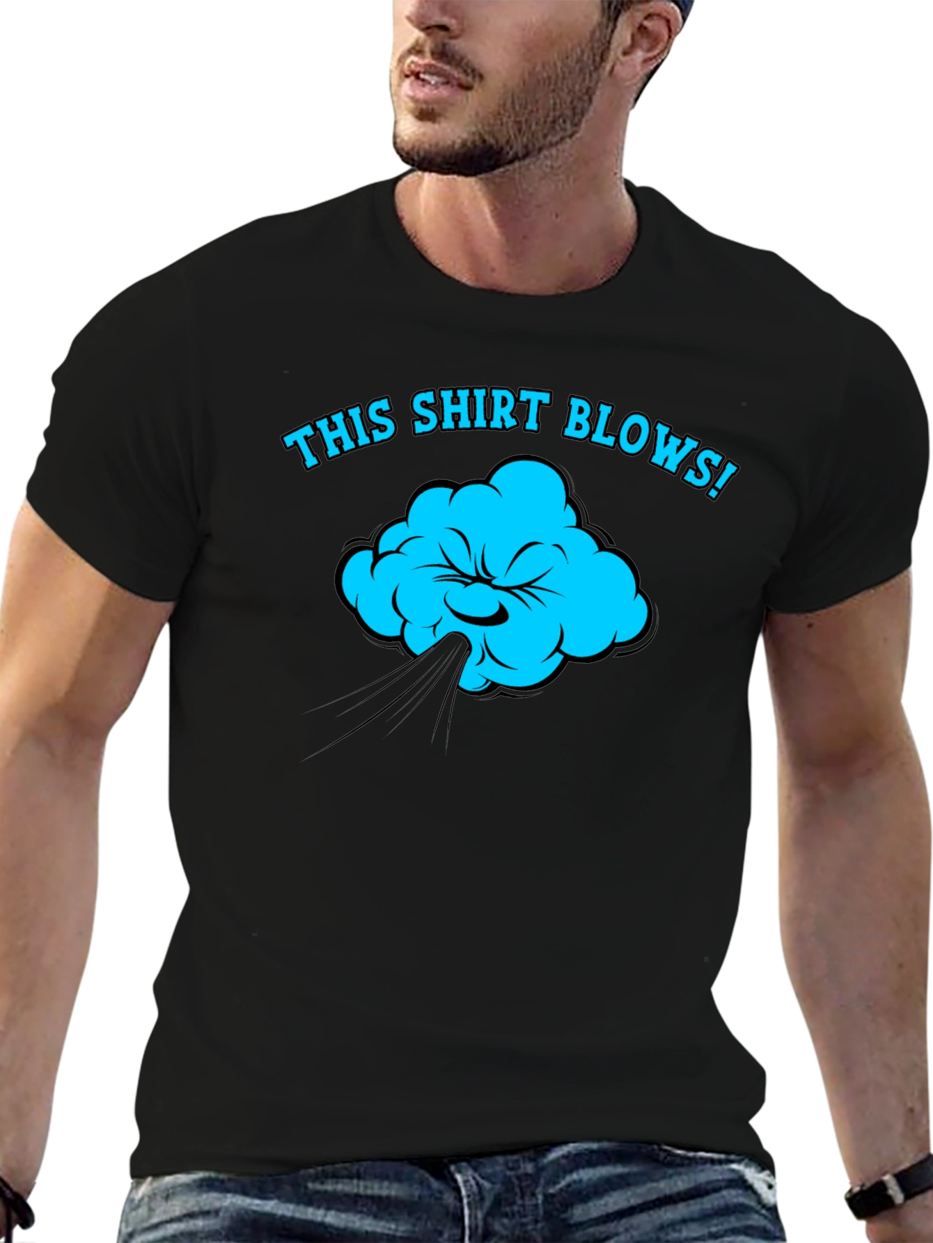 Funny This Shirt Blows! Graphic Tee