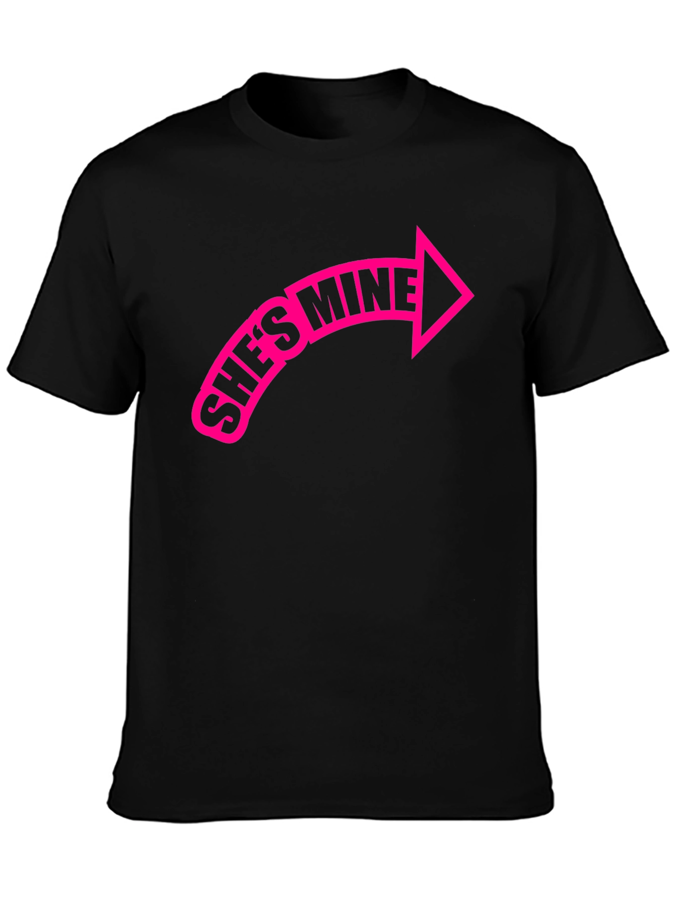 Shes Mine Arrow T-Shirt - Funny Couple Tee