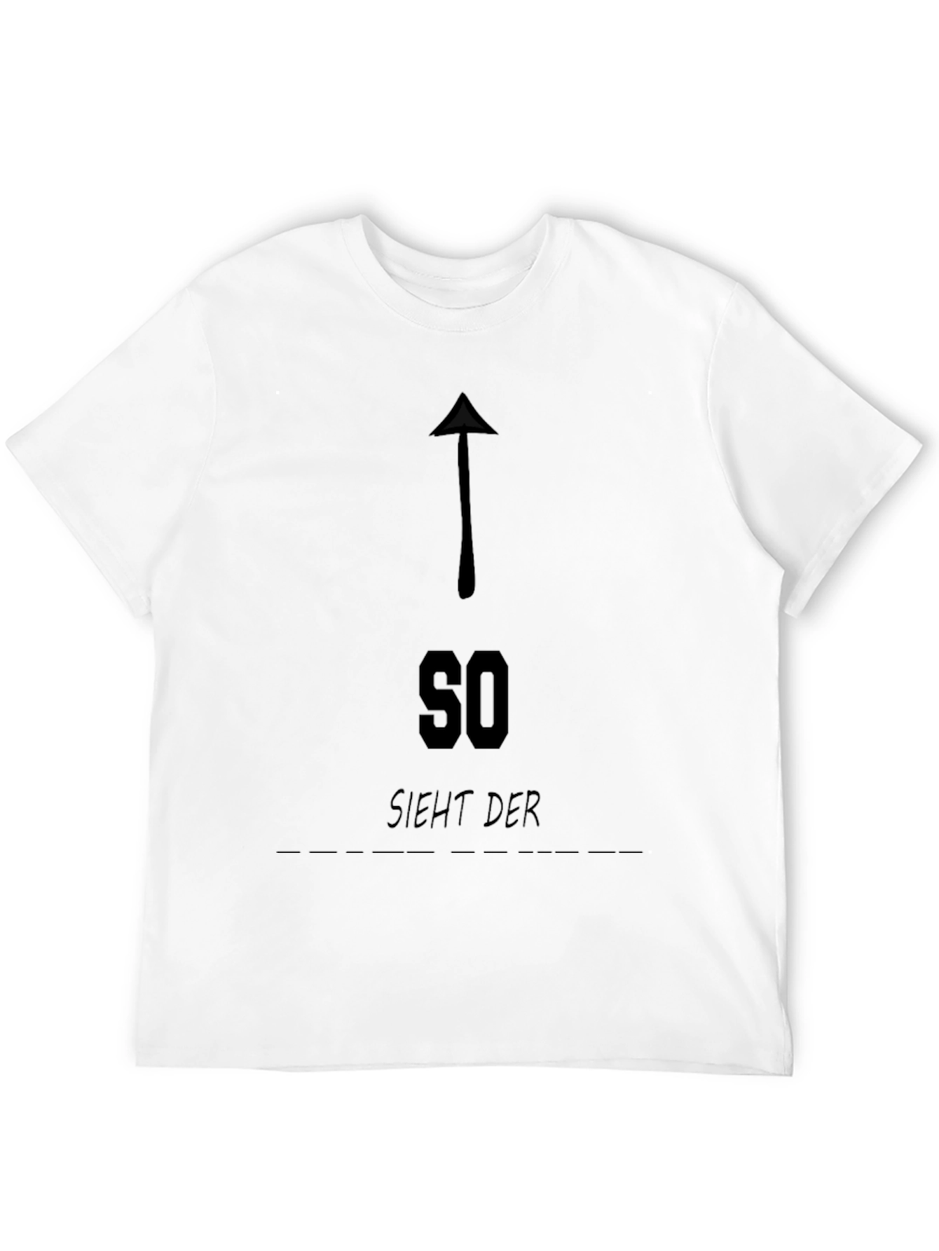 Arrow Up SO SIEHT DER Black T-Shirt
