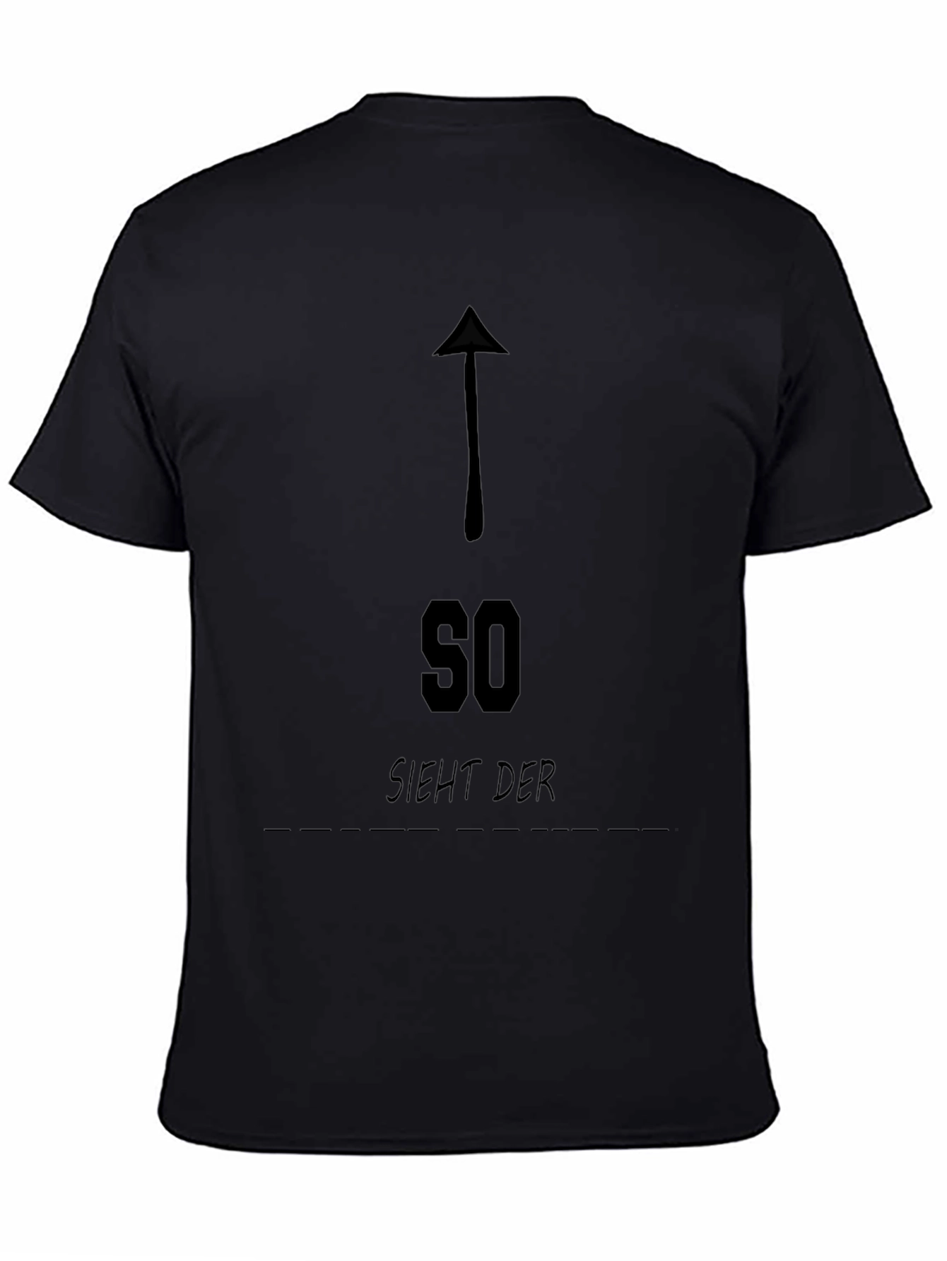 Arrow Up SO SIEHT DER Black T-Shirt