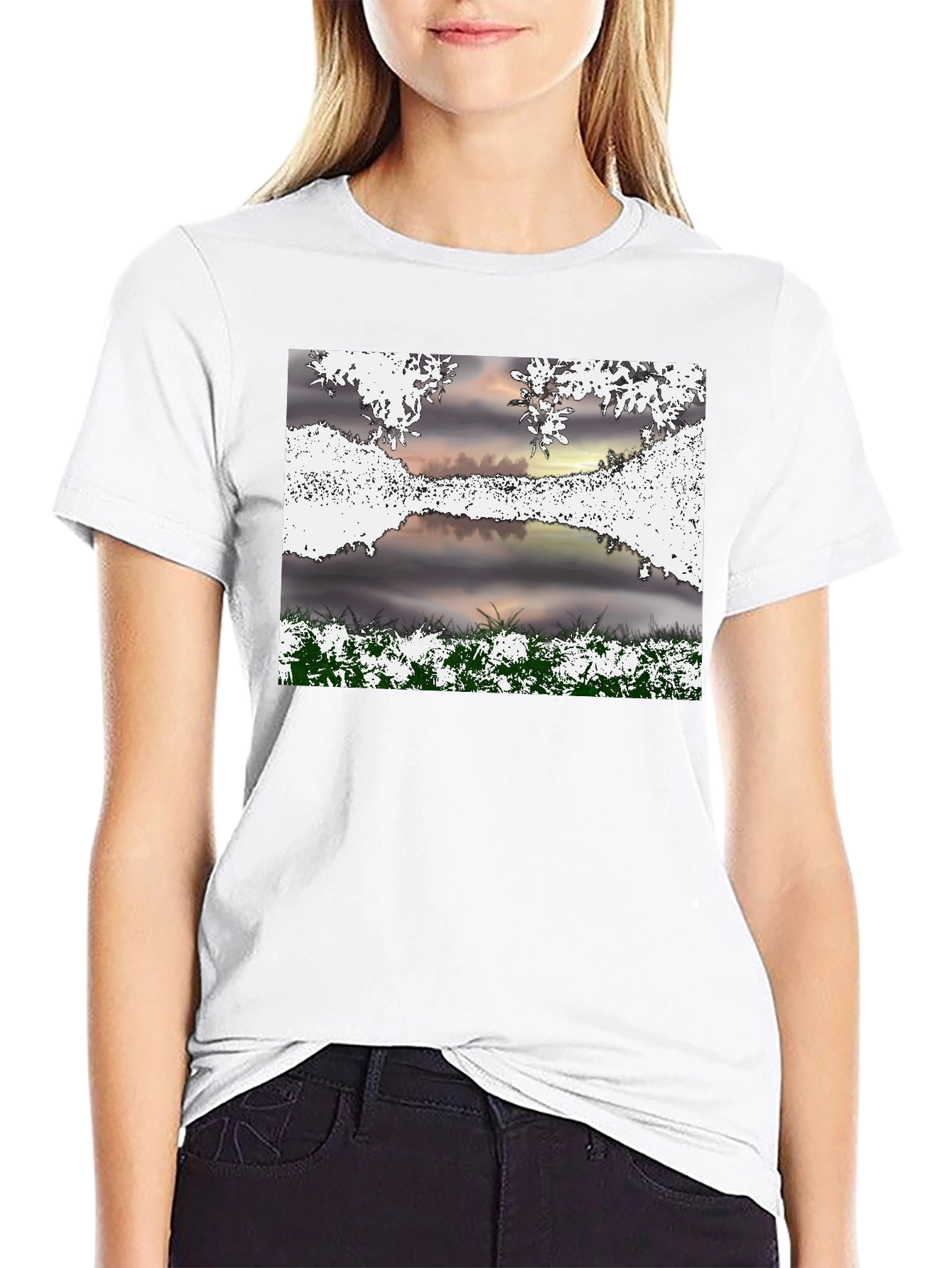 Nature Scene Graphic T-Shirt