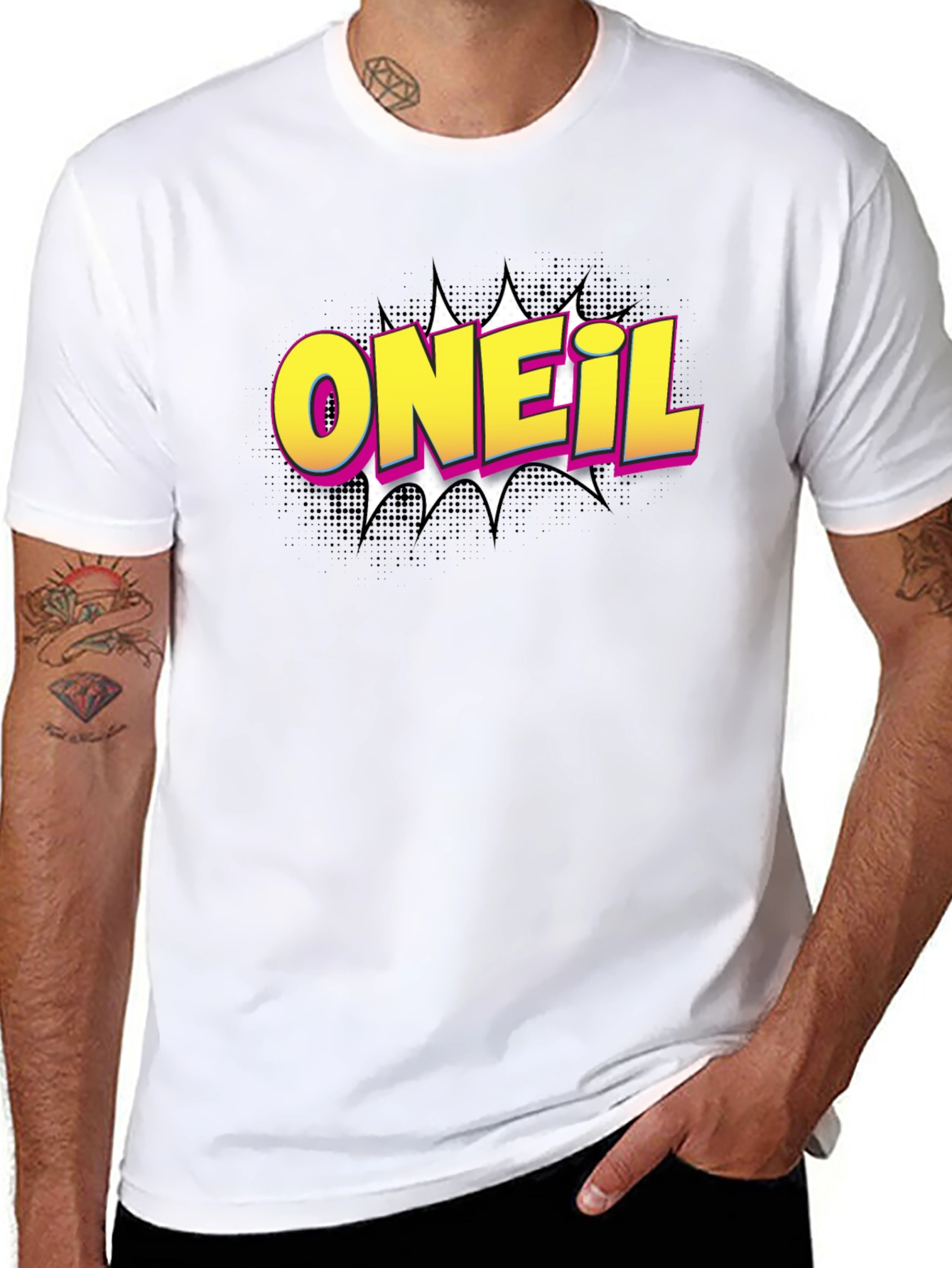 ONEil Comic Style Black T-Shirt