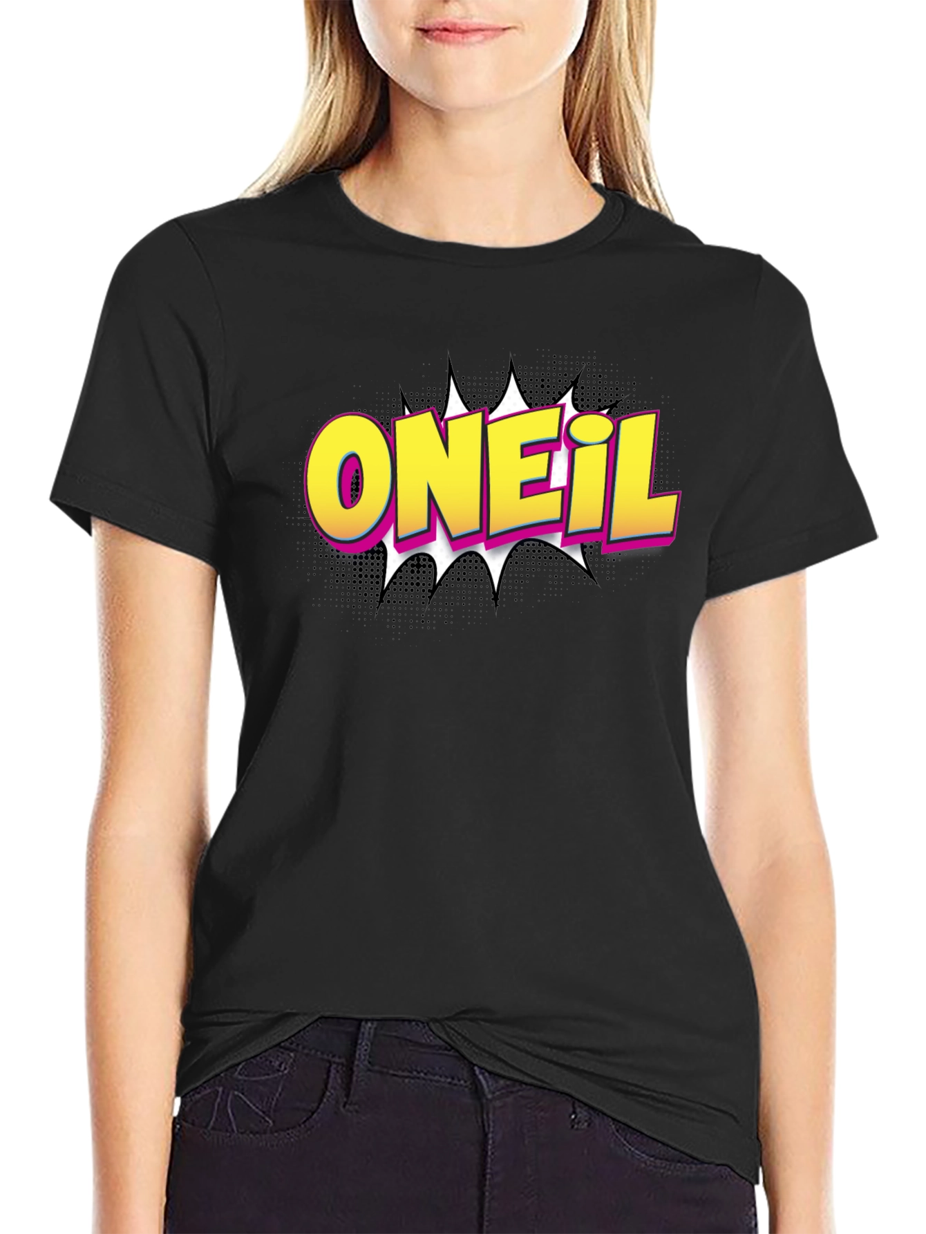 ONEil Comic Style Black T-Shirt