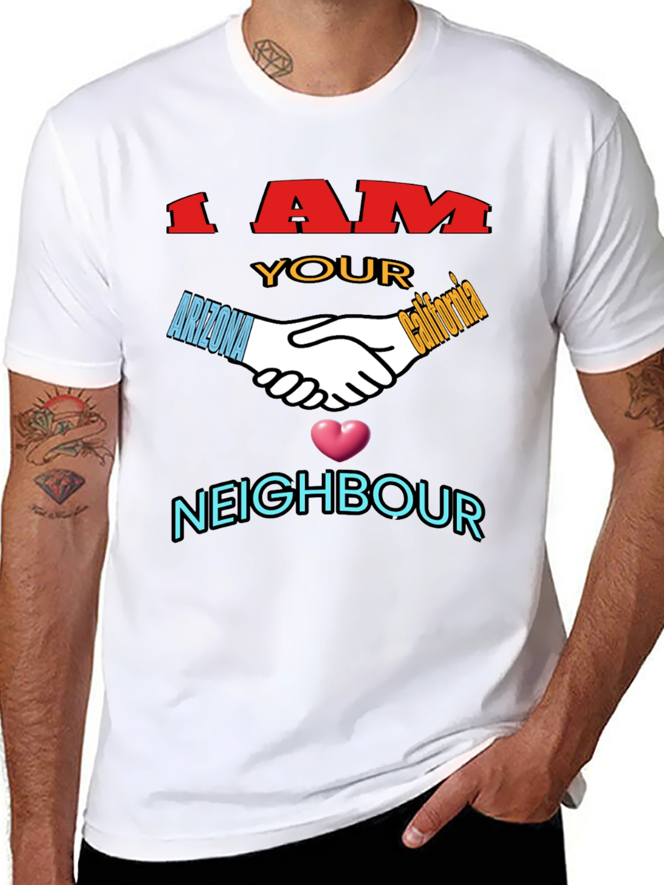 Arizona & California Neighborly T-Shirt