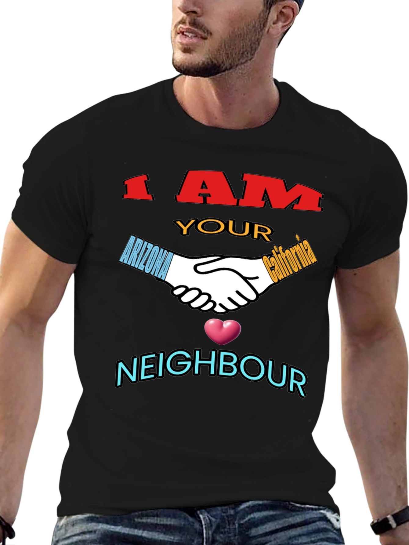 Arizona & California Neighborly T-Shirt