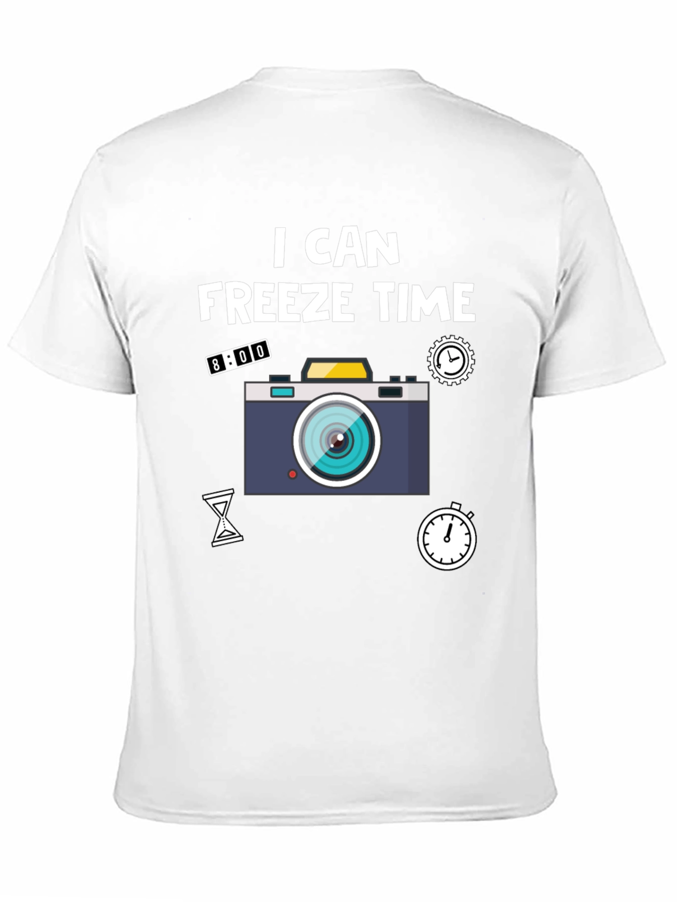 I Can Freeze Time Camera Graphic T-Shirt