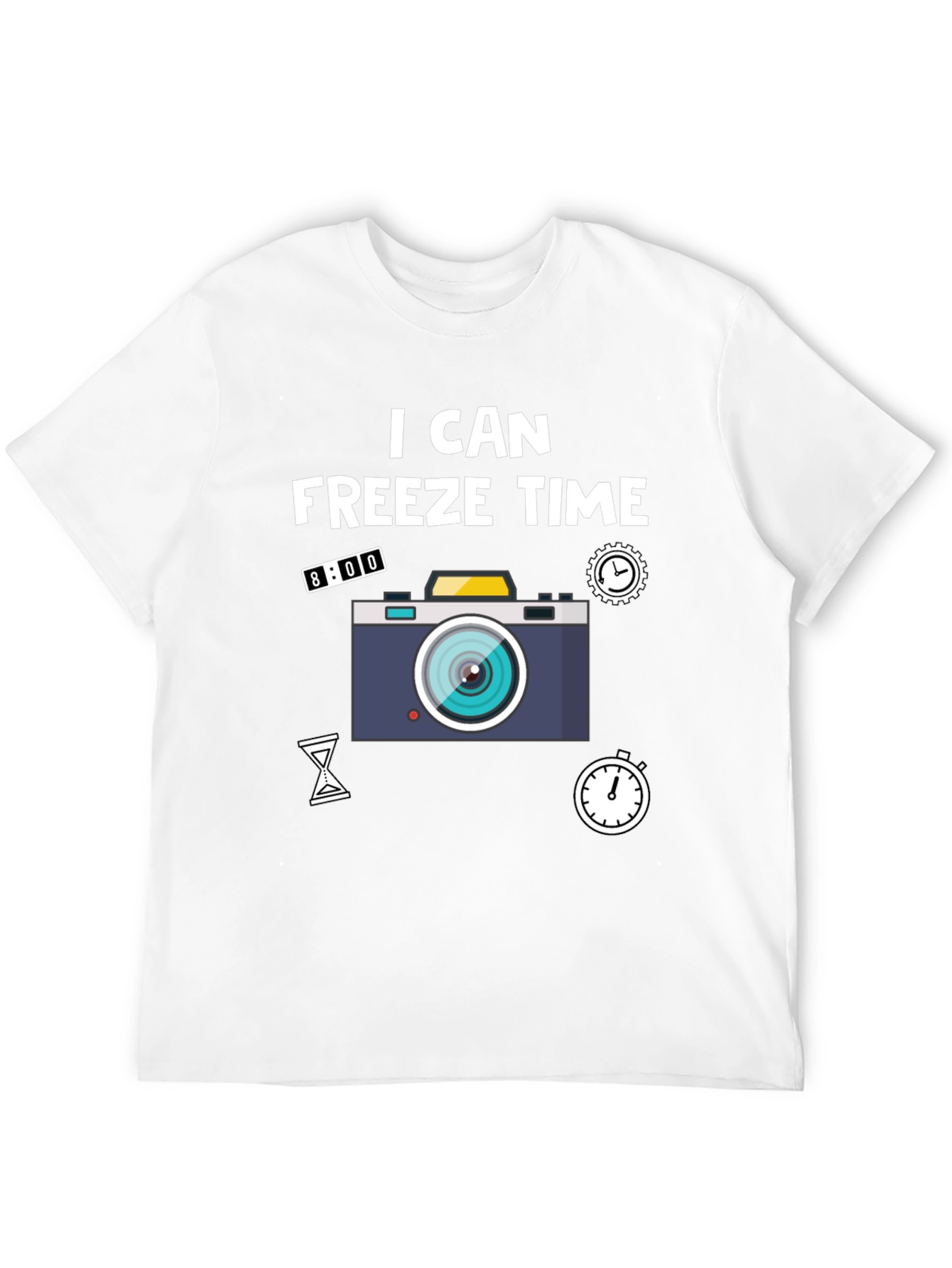 I Can Freeze Time Camera Graphic T-Shirt