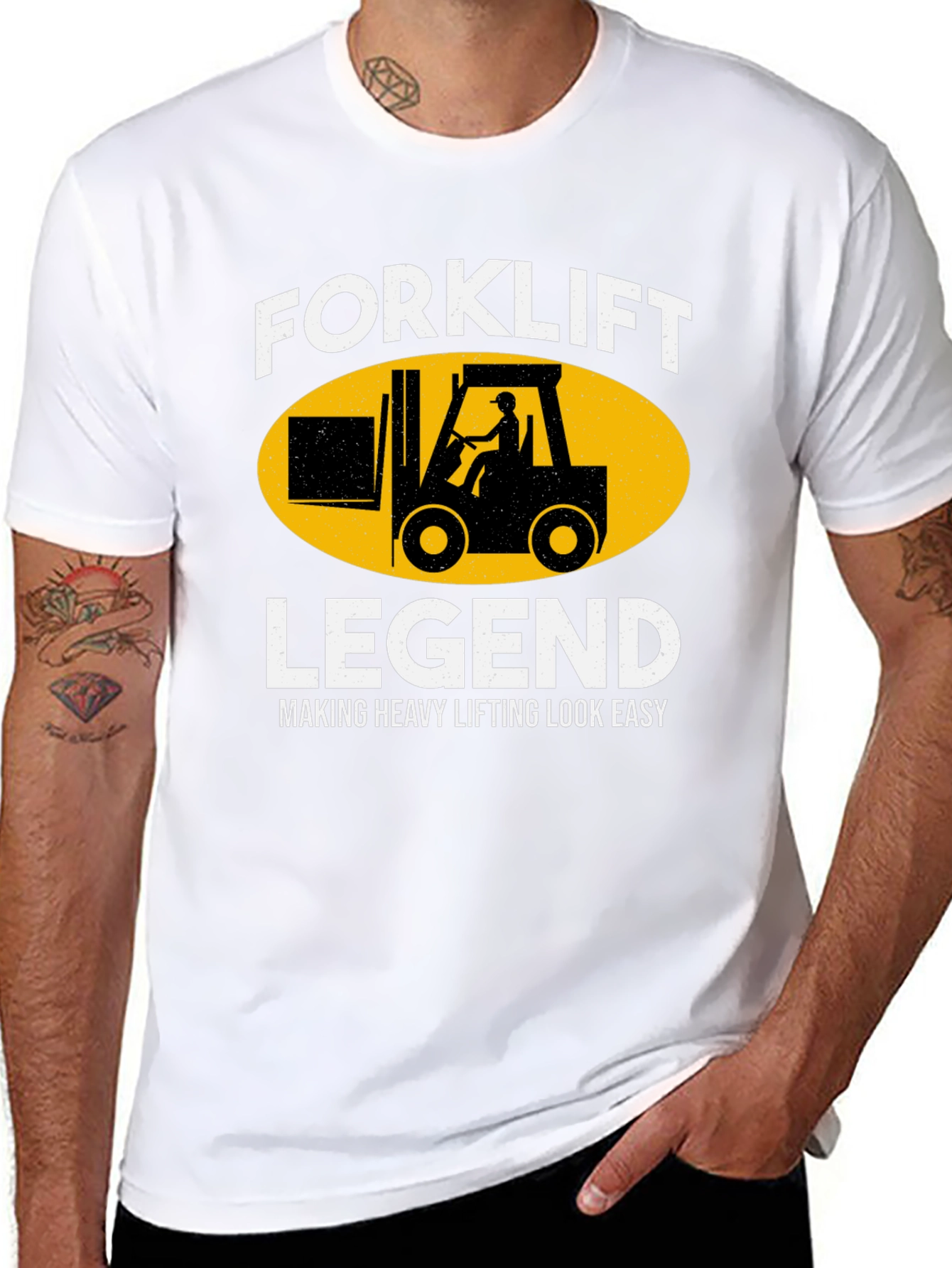 Forklift Legend T-Shirt: Heavy Lifting Made Easy!