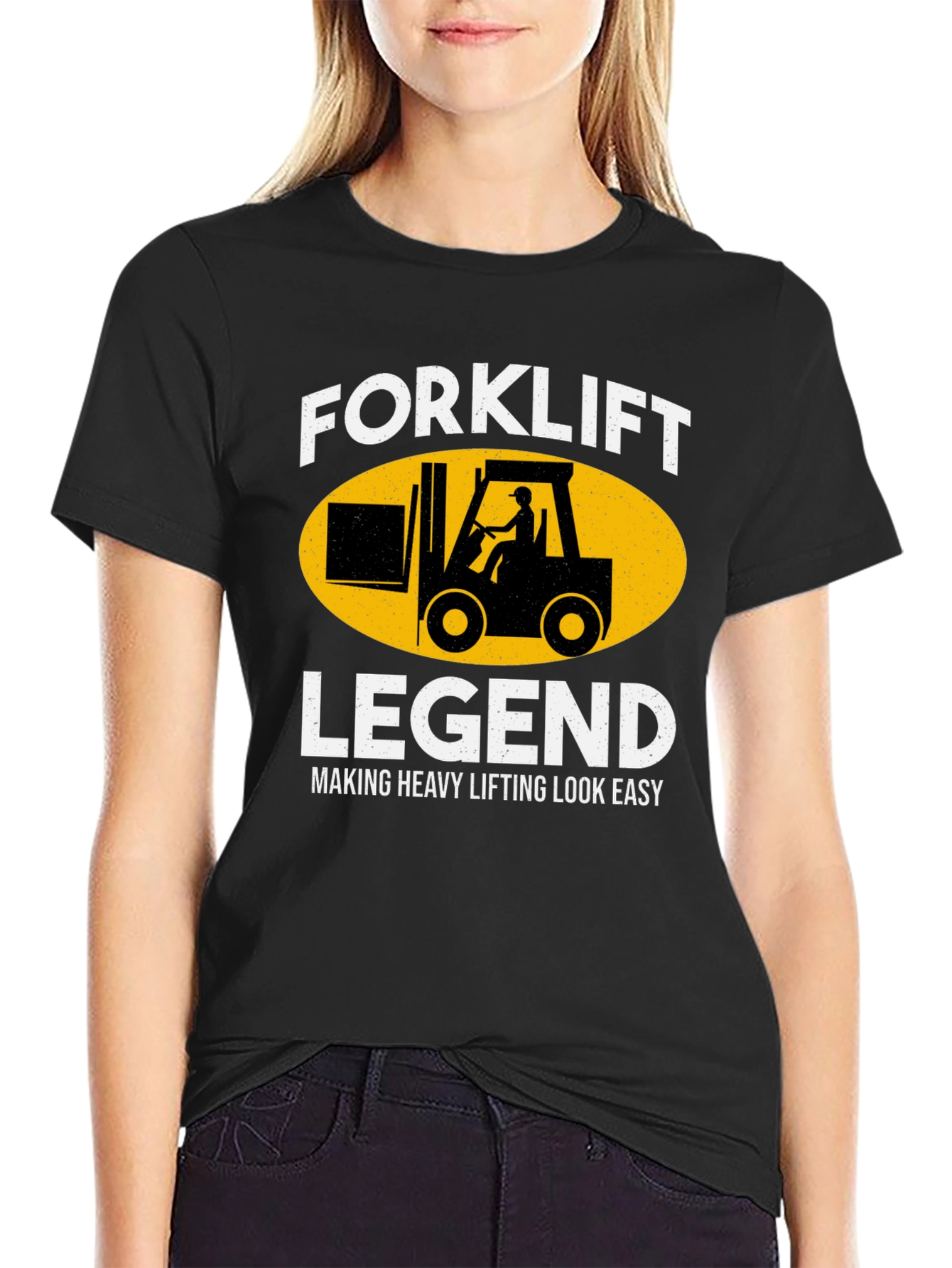 Forklift Legend T-Shirt: Heavy Lifting Made Easy!