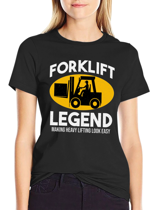 Forklift Legend T-Shirt: Heavy Lifting Made Easy!