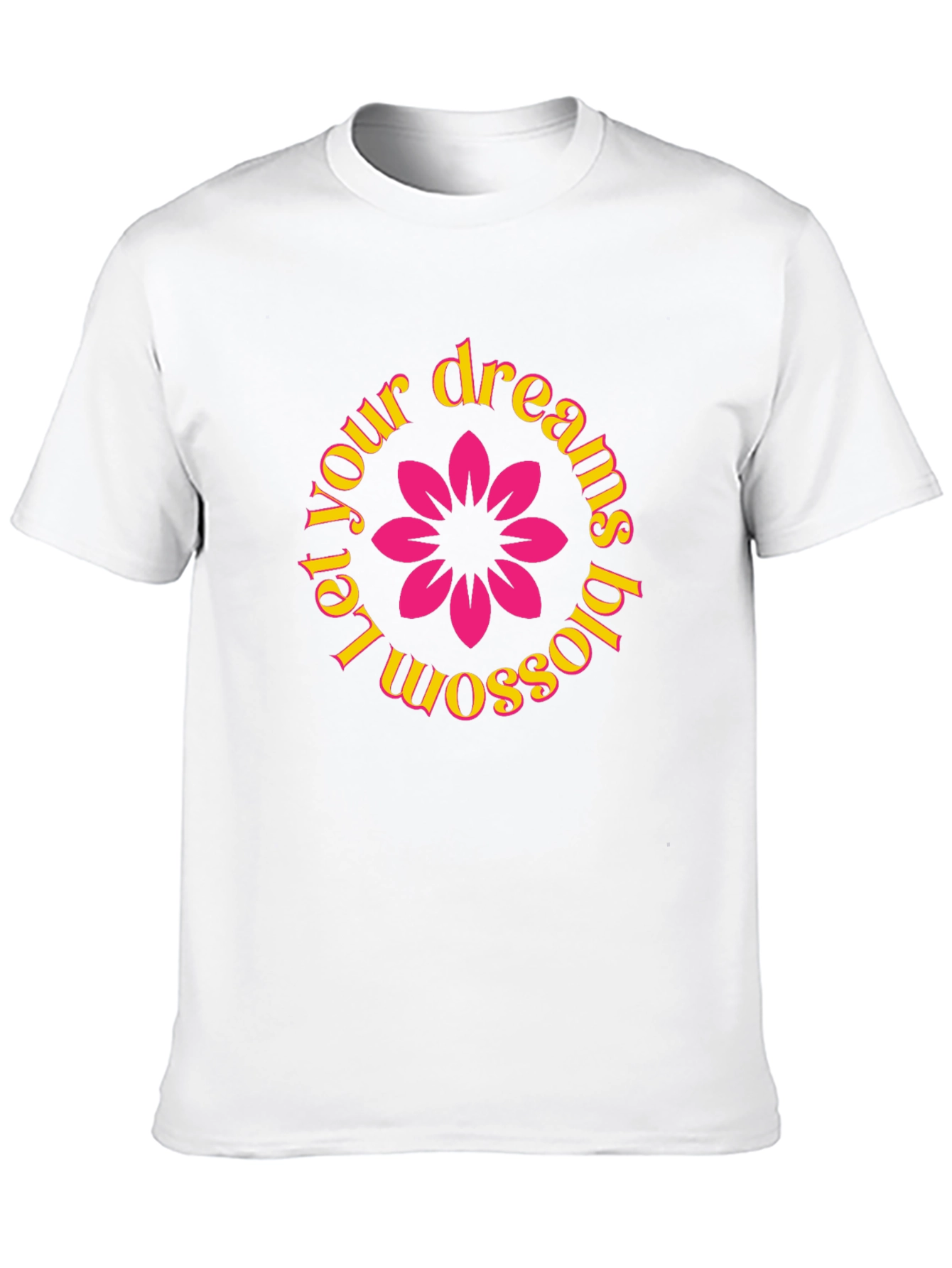Dreams Blossom Black T-Shirt