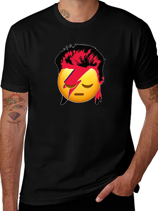 Emoji Bowie T-Shirt - Rock & Pop Culture Tee